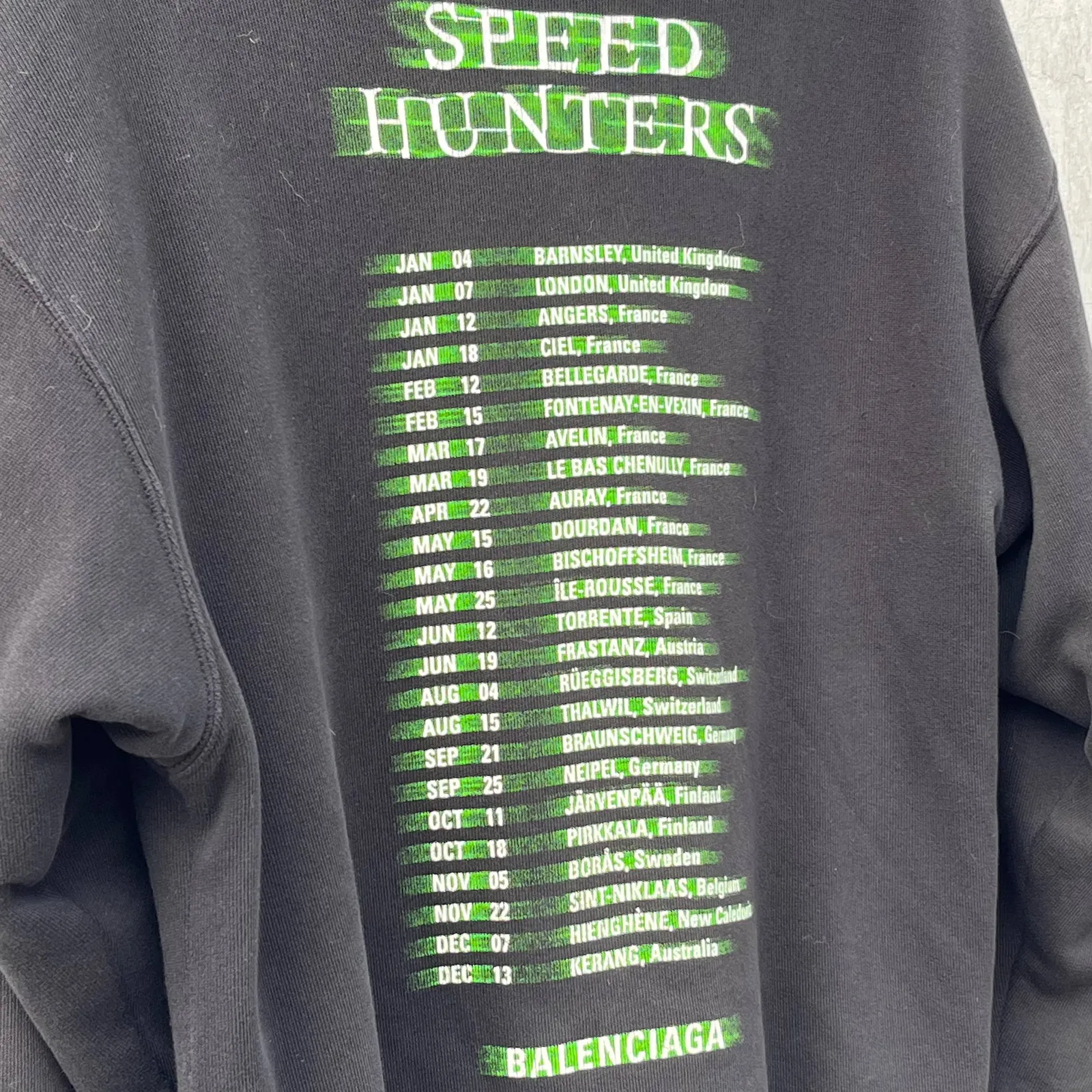 Balenciaga Speed Hunters Zip Hoodie