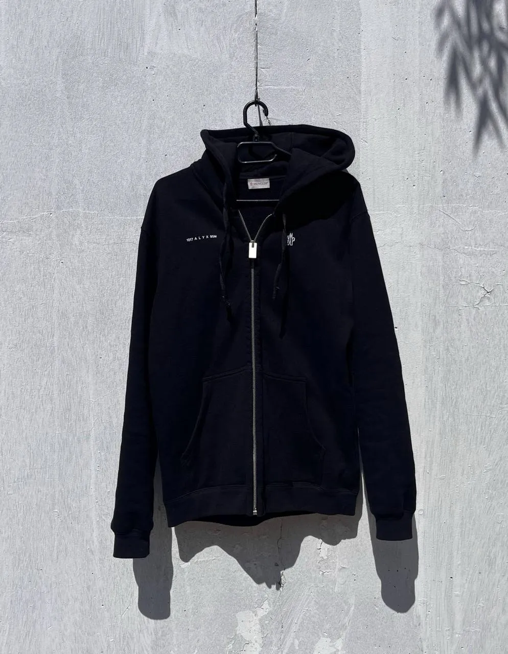 1017 Alyx Moncler Black Zip Hoodie