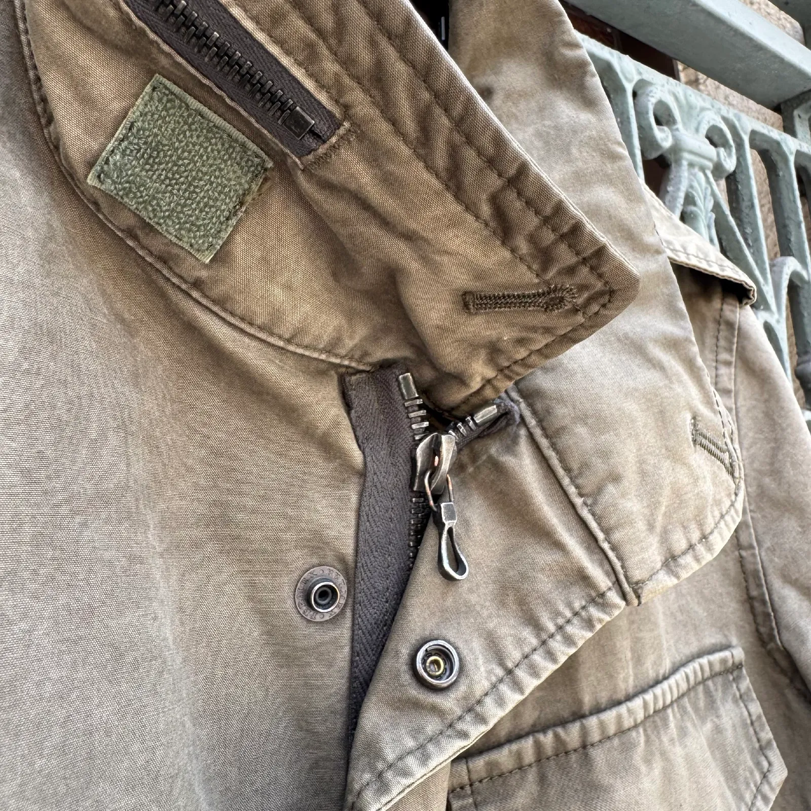 ATTACHMENT by Kazuki Kuraishi Washed M-65 Field Jacket