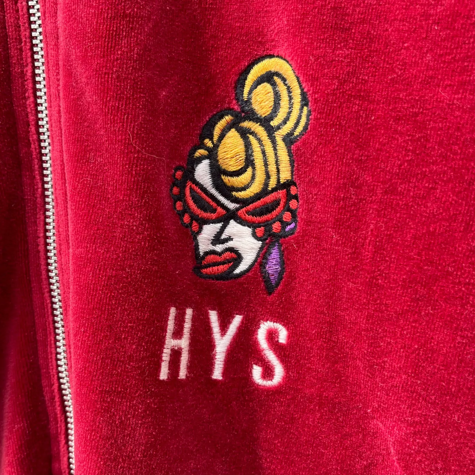Hysteric Glamour Velour Zip Hoodie