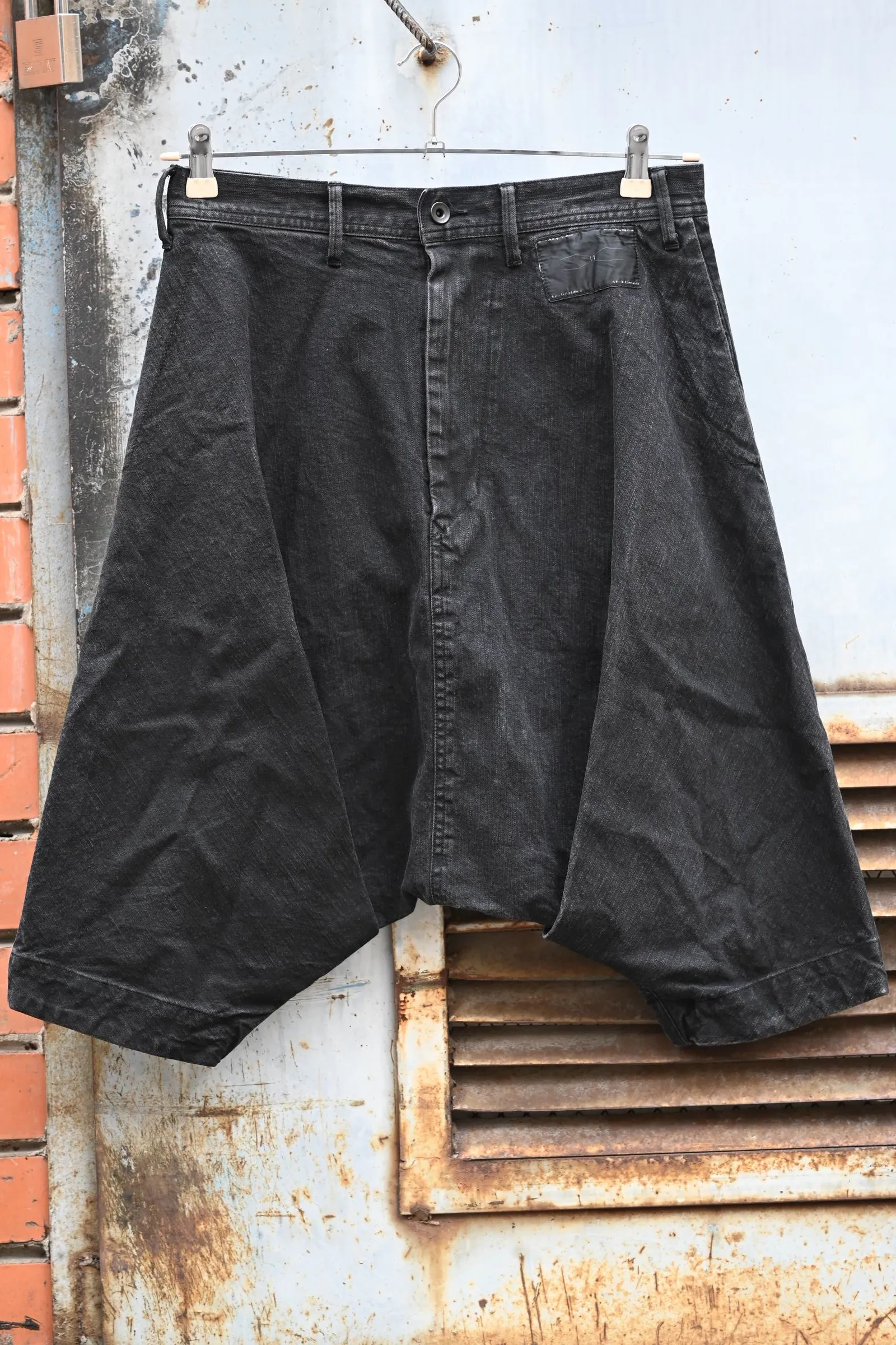 Julius SS16 baggy denim shorts