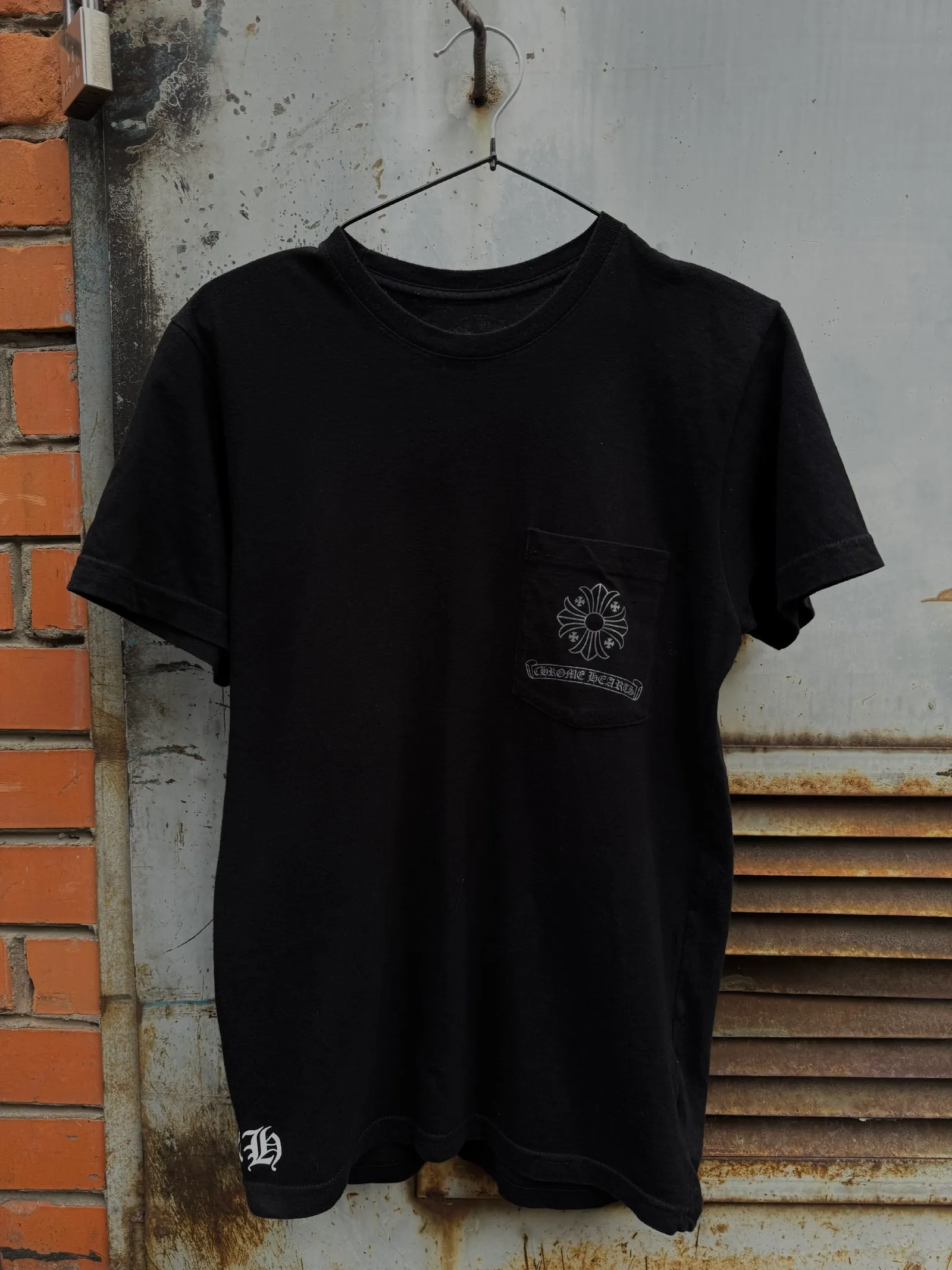 Chrome Hearts Doyle Cross Pocket Tee Black