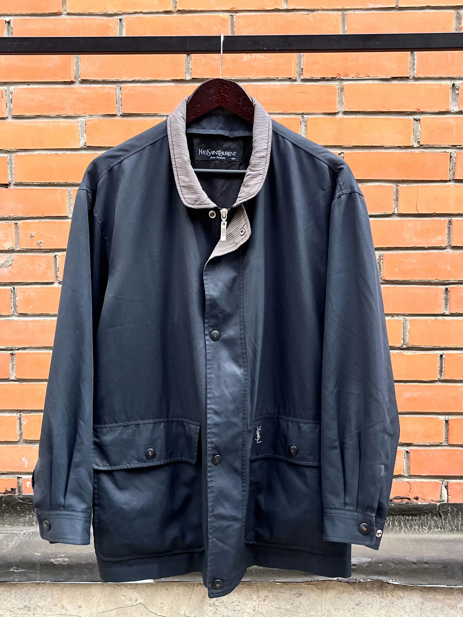 Vintage Vintage Yves Saint Laurent Pour Homme Corduroy Collar Utility Field Jacket