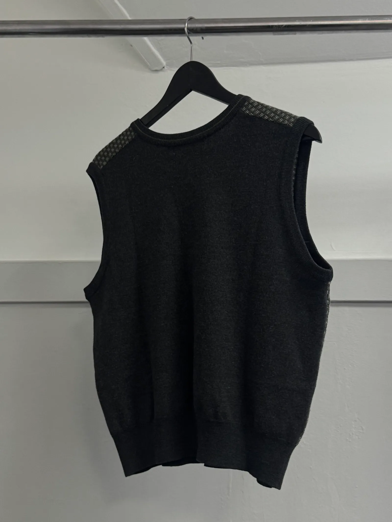 Yves Saint Laurent Pour Homme Knit V-Neck Vest