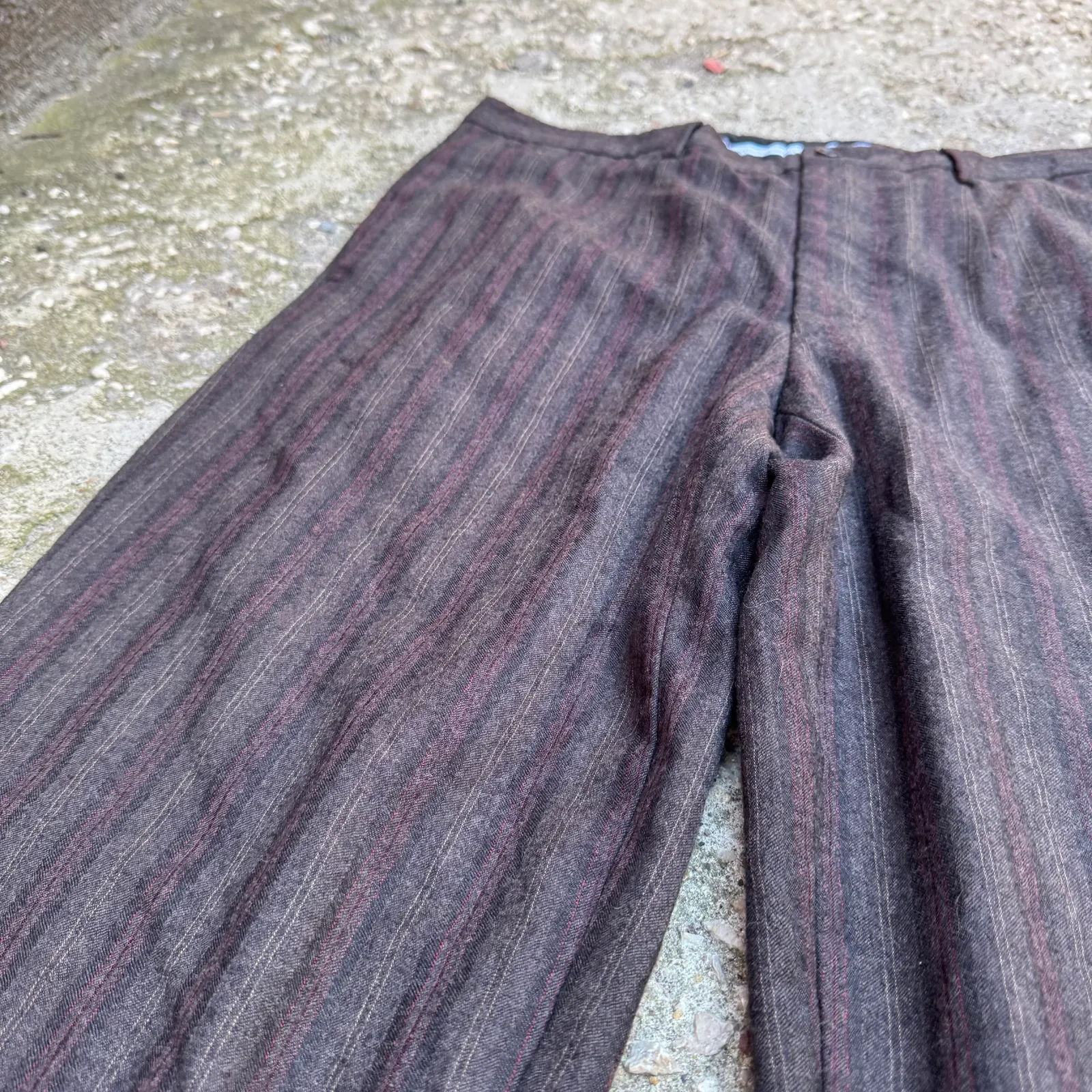 Dolce & Gabbana RT35T R3AP Virgin Wool Pinstripe Trousers