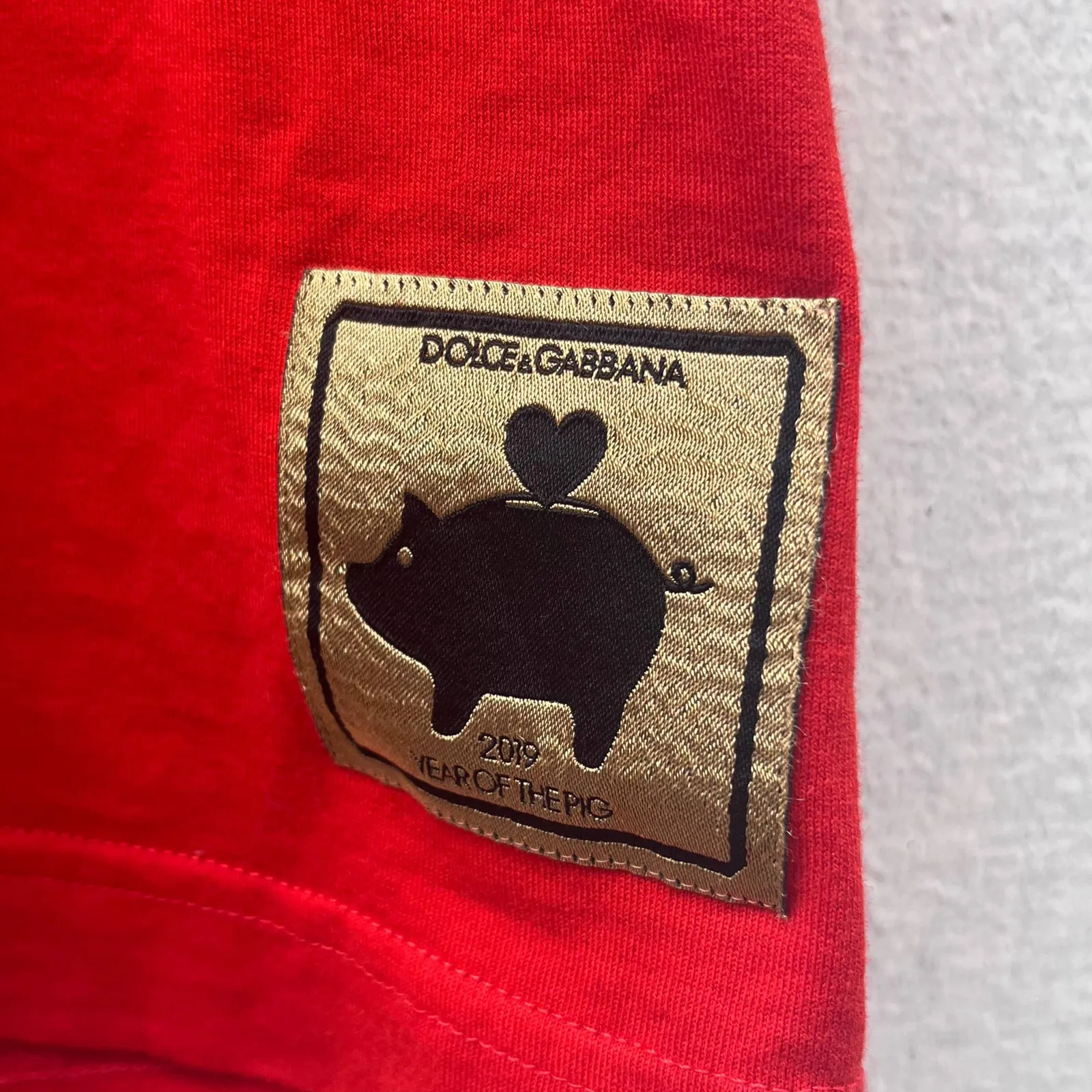 Dolce & Gabbana «2019 Pig Year» Tee