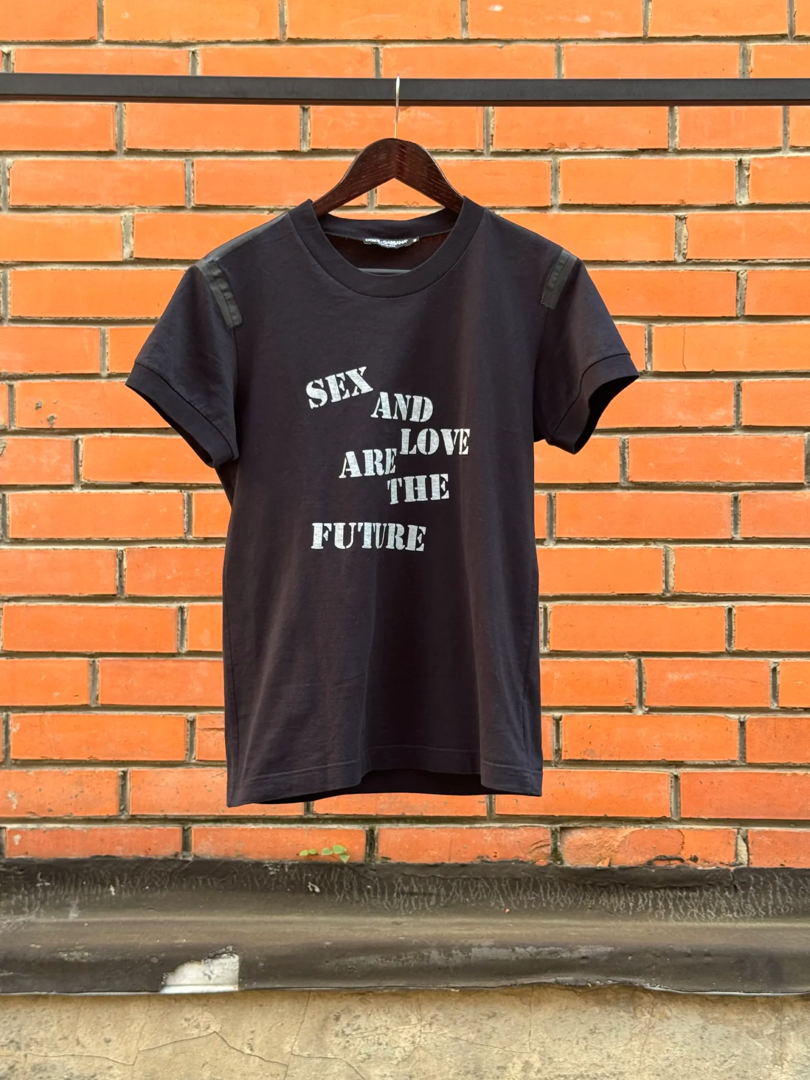 Dolce & Gabbana SS 2003 “Sex and Love Are the Future” Vintage T-Shirt