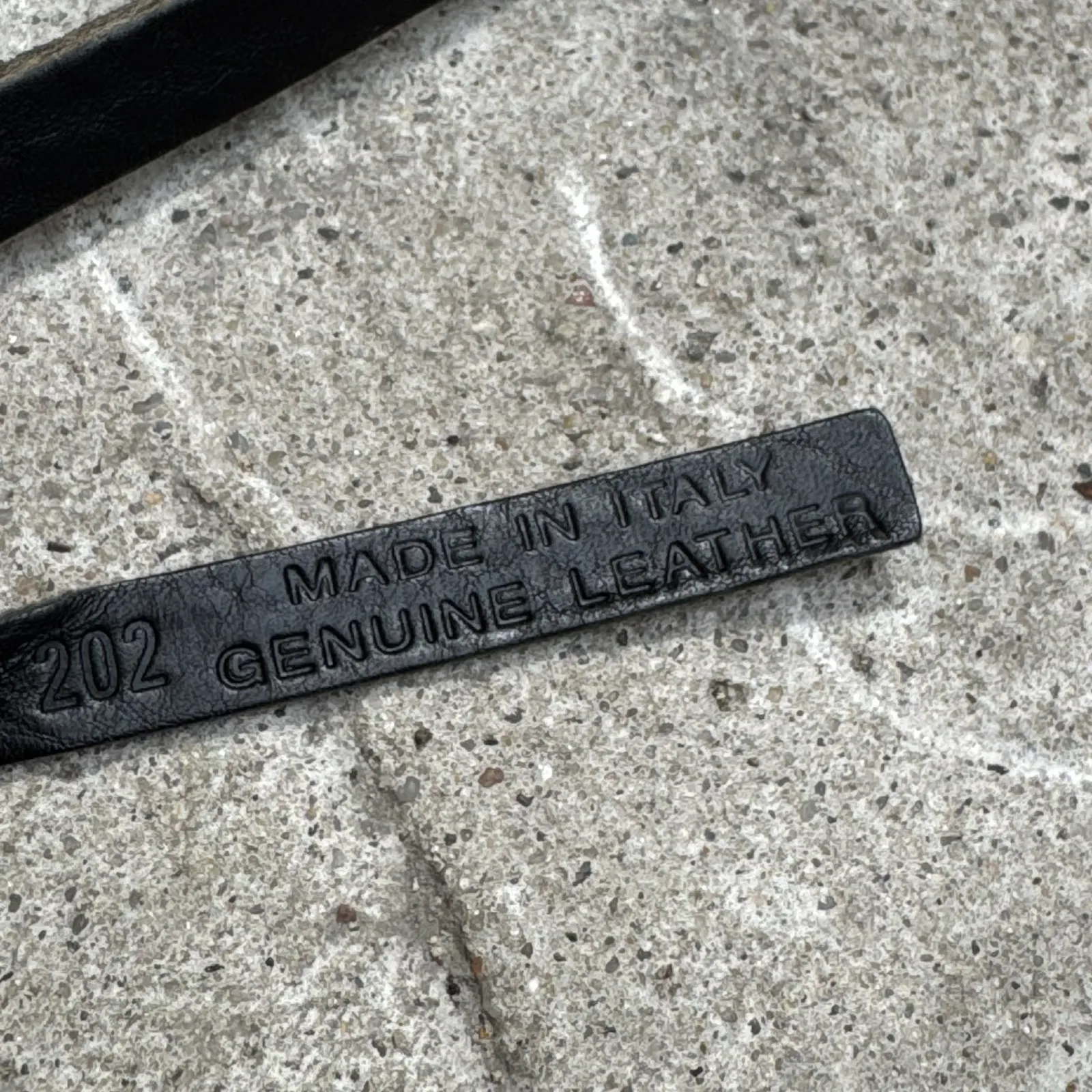 Zadig & Voltaire Western Sergio Thin Leather Belt