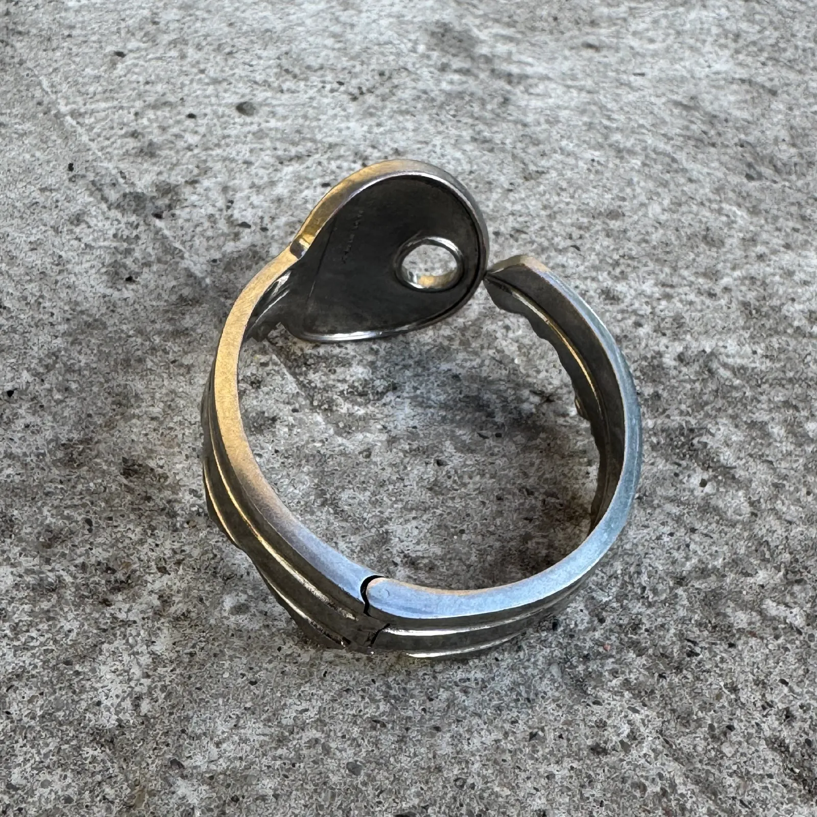 Maison Margiela Engraved Key Rigid Bracelet