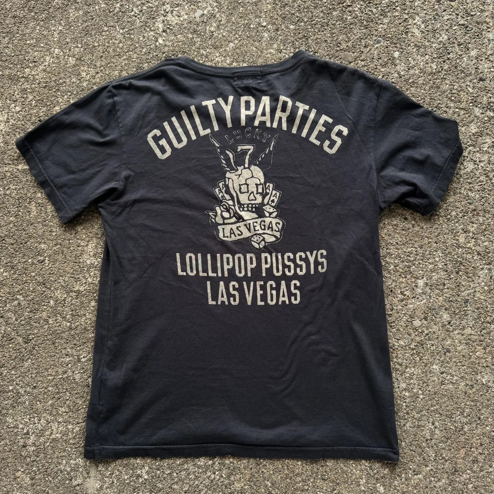 Wacko Maria "Guilty Parties" - Lucky 7 Skull / Lollipop Pussys Las Vegas T-Shirt
