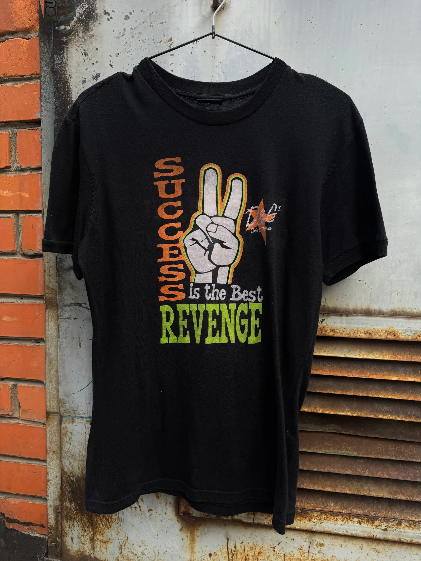 Dolce & Gabbana "Success Is The Best Revenge" Graphic T-Shirt