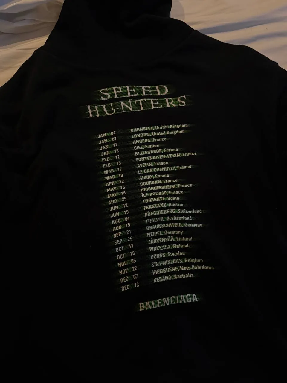Balenciaga Speed Hunters Zip Hoodie