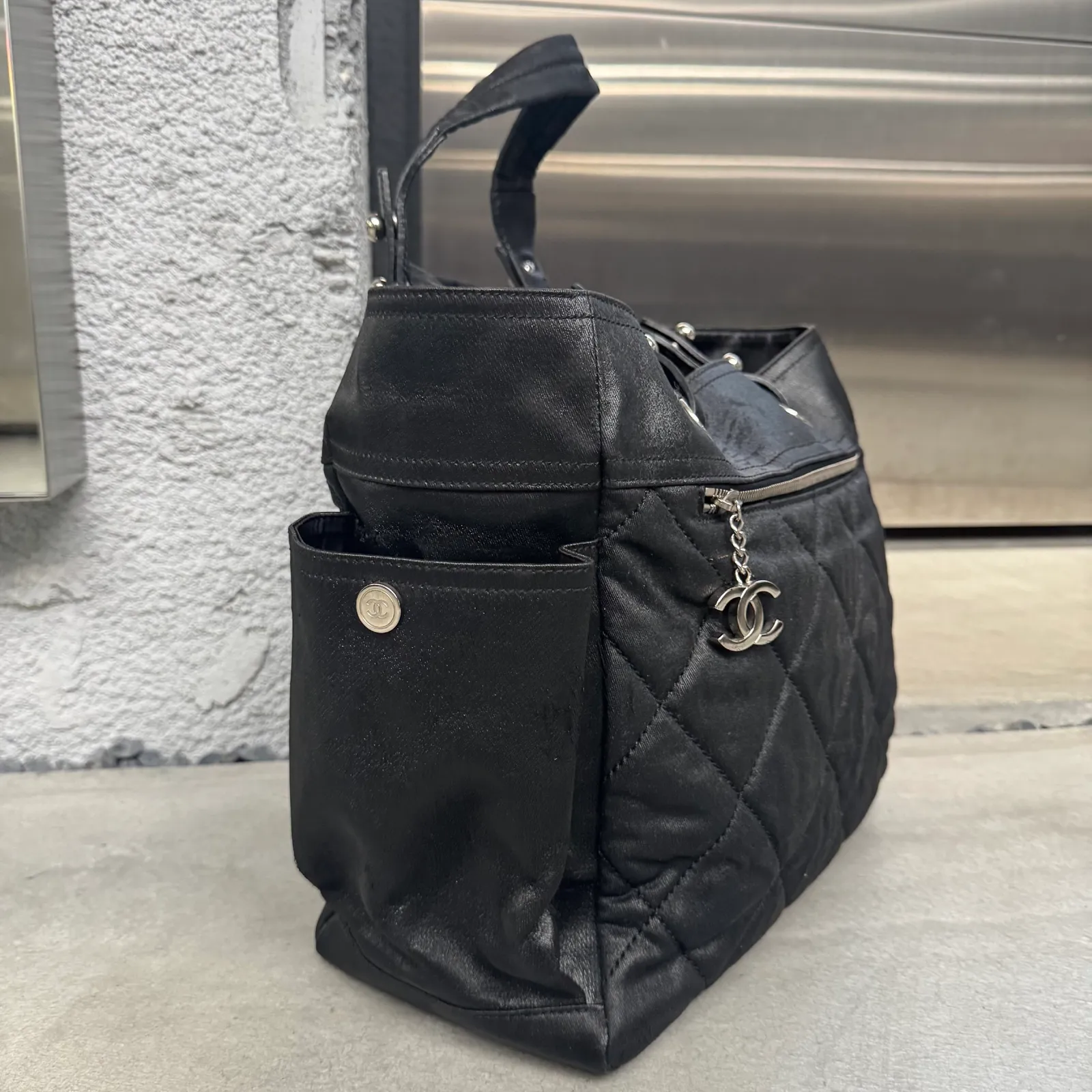 Chanel Paris-Biarritz Canvas & Leather Tote