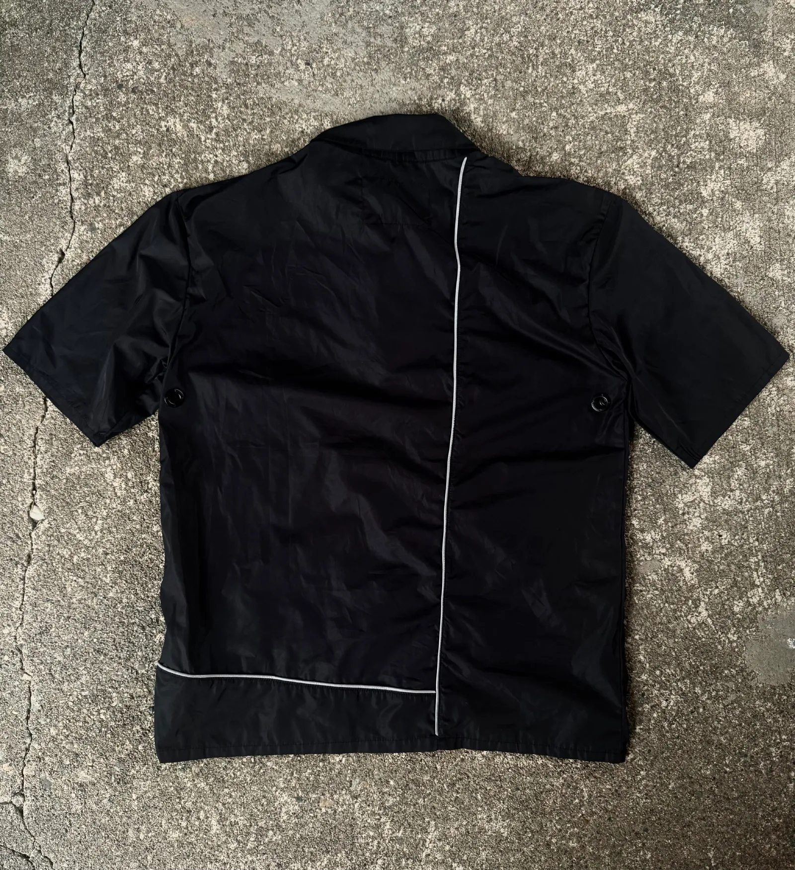 A-COLD-WALL Asymmetric Piping Short Sleeve Shirt