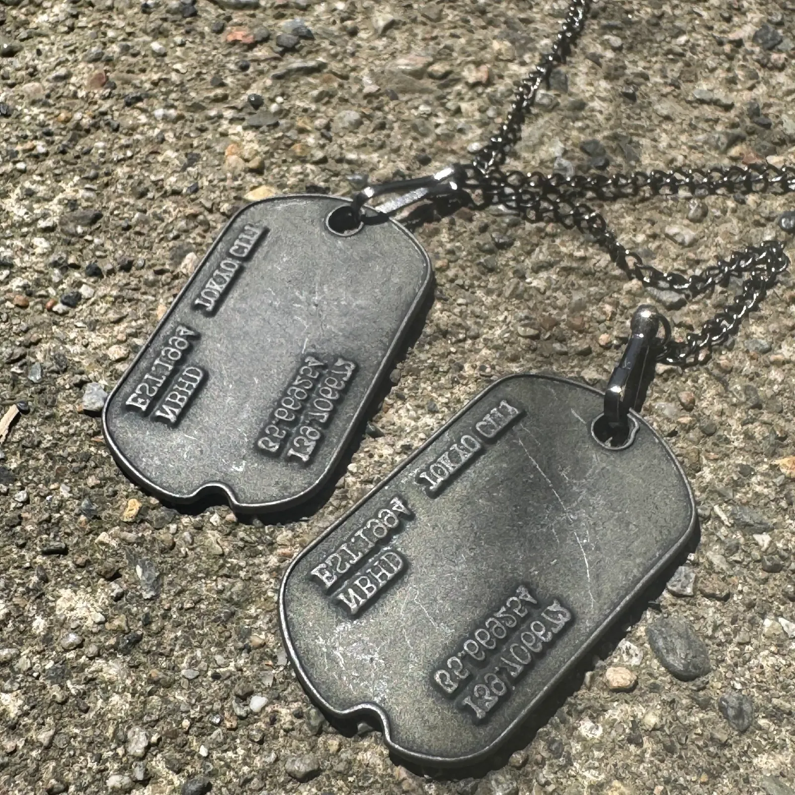 NEIGHBORHOOD Neighborhood Dog Tag Necklace