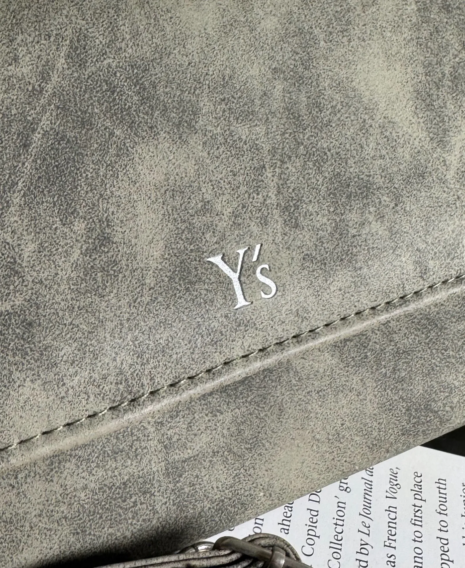 Yohji Yamamoto Logo Bag