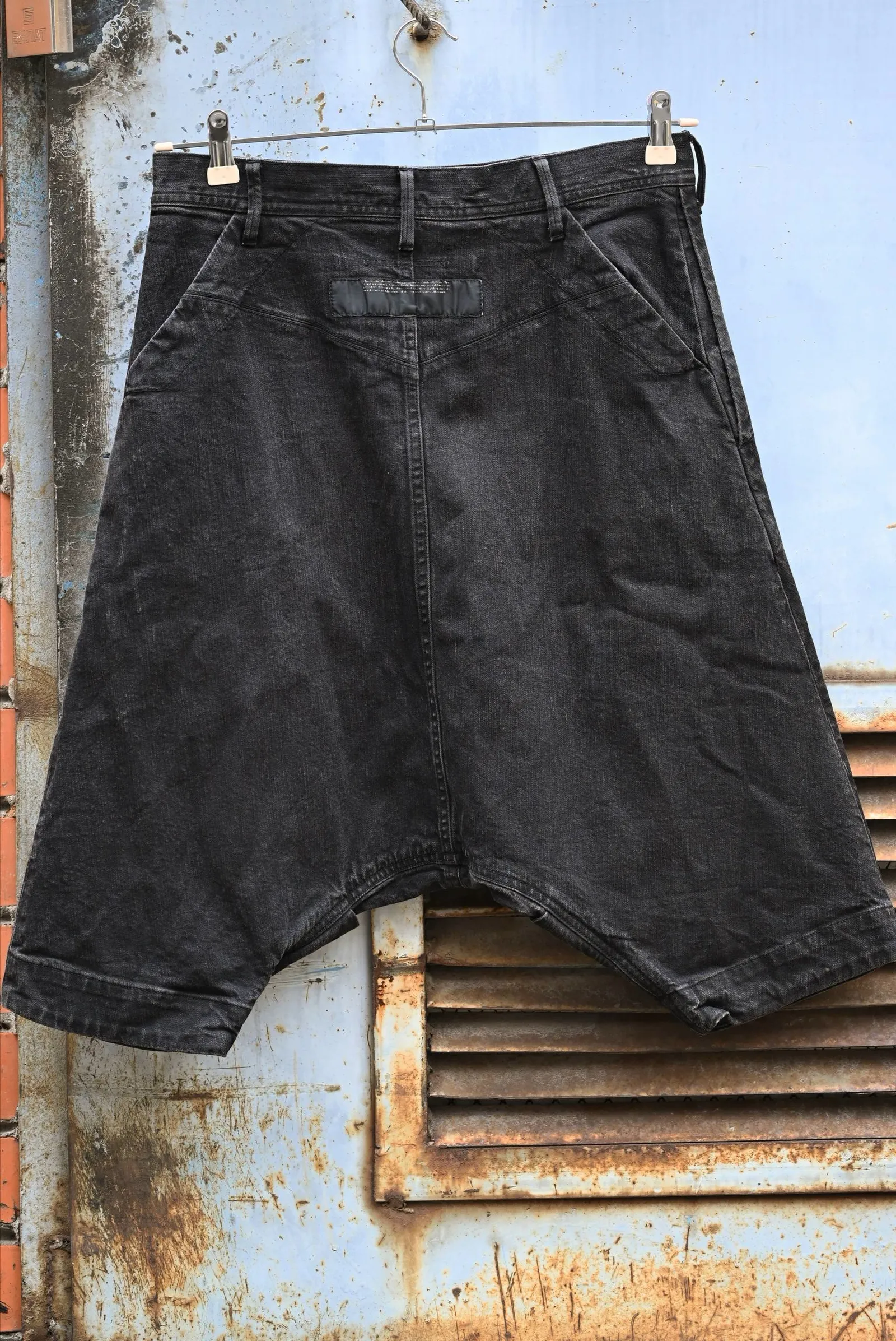 Julius SS16 baggy denim shorts