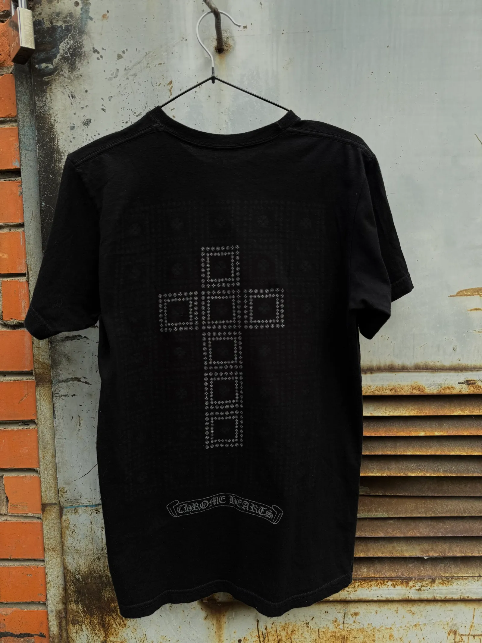 Chrome Hearts Doyle Cross Pocket Tee Black