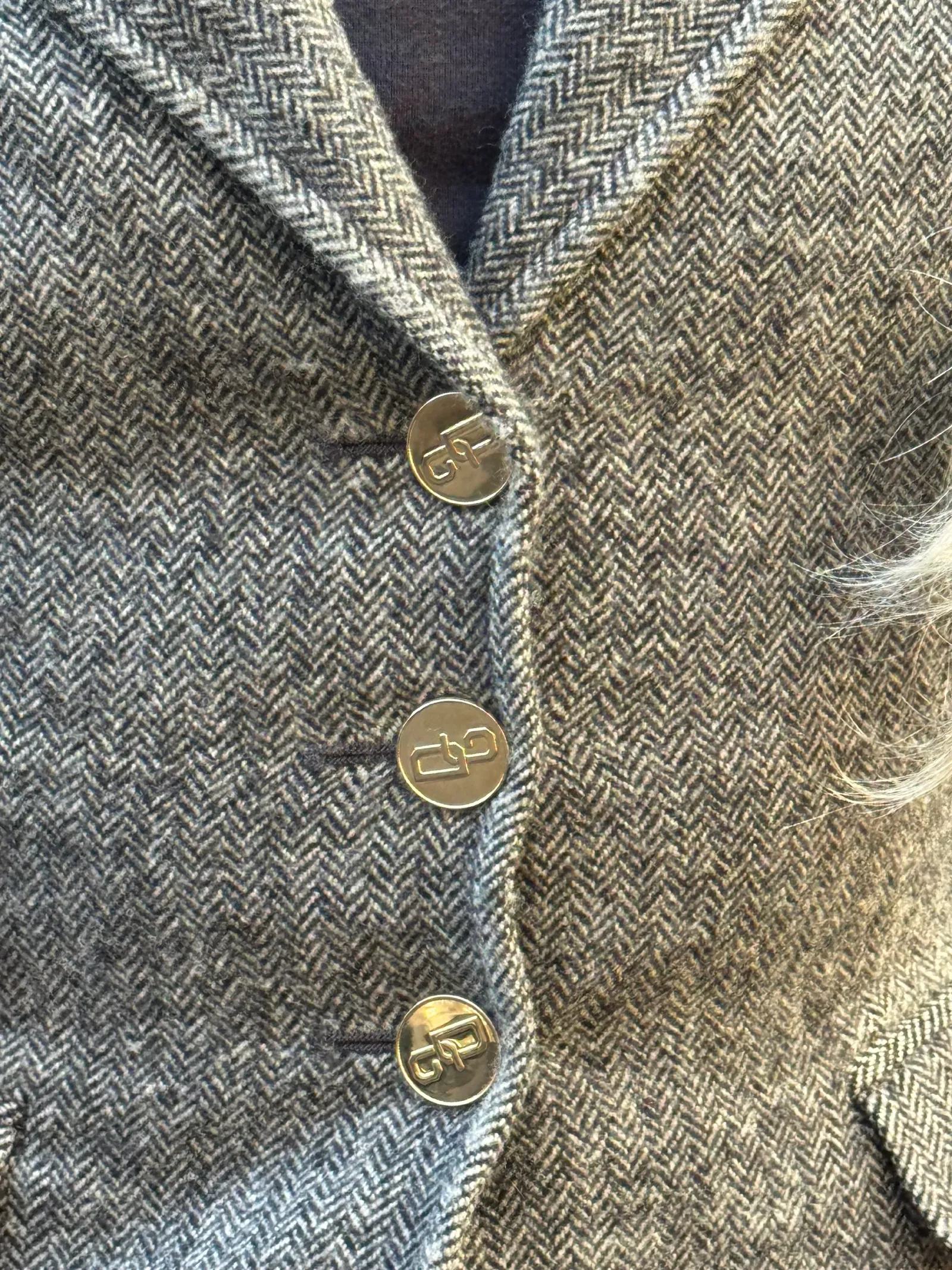 Dolce & Gabbana grey wool leopard lining blazer