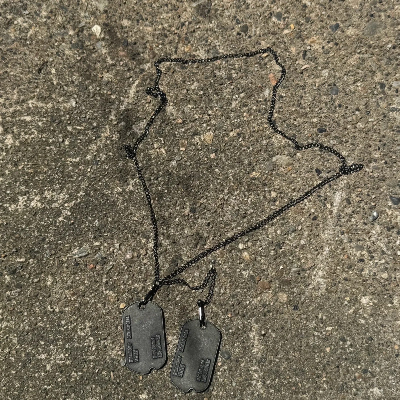 Neighborhood Dog Tag Necklace