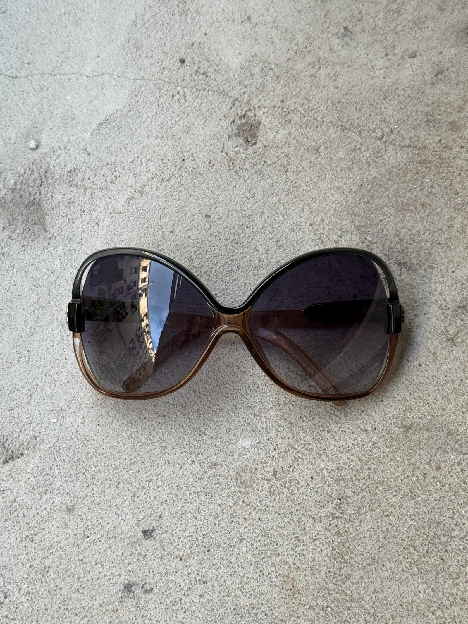 Balenciaga Butterfly Acetate Sunglasses