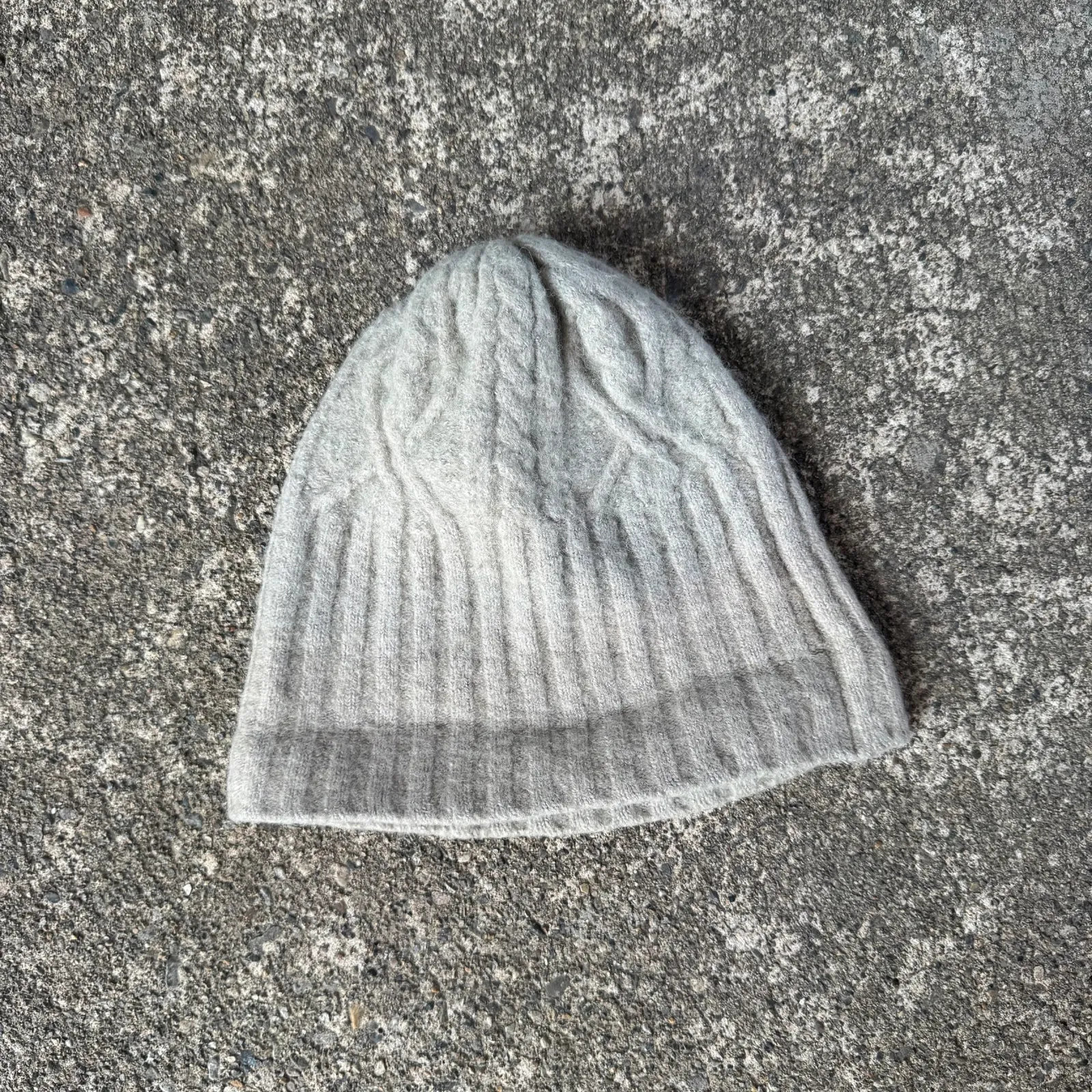 L.G.B. Cable Knit Alpaca/Wool Knit Cap