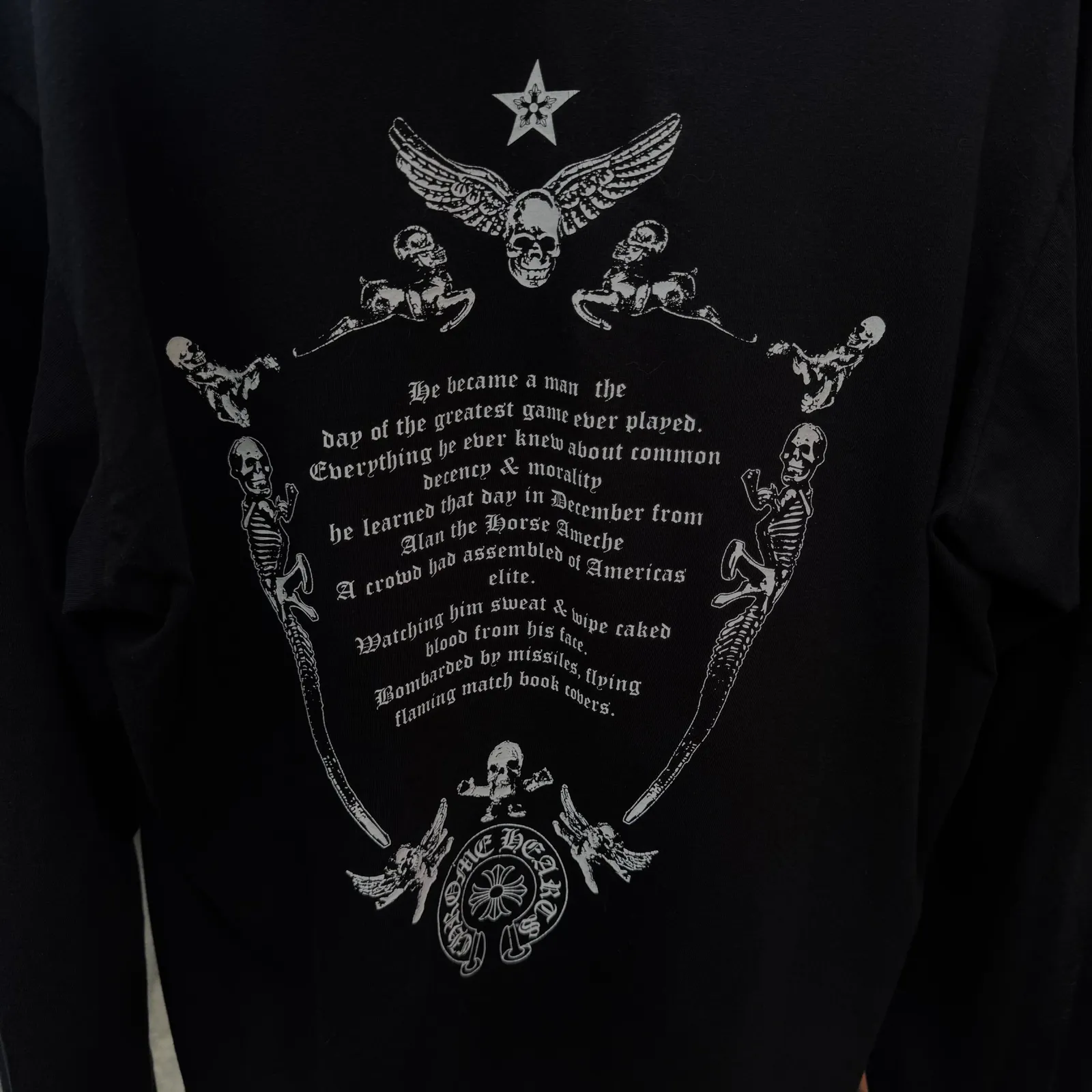 Chrome Hearts Foti "Alan the Horse Ameche" Story L/S Tee