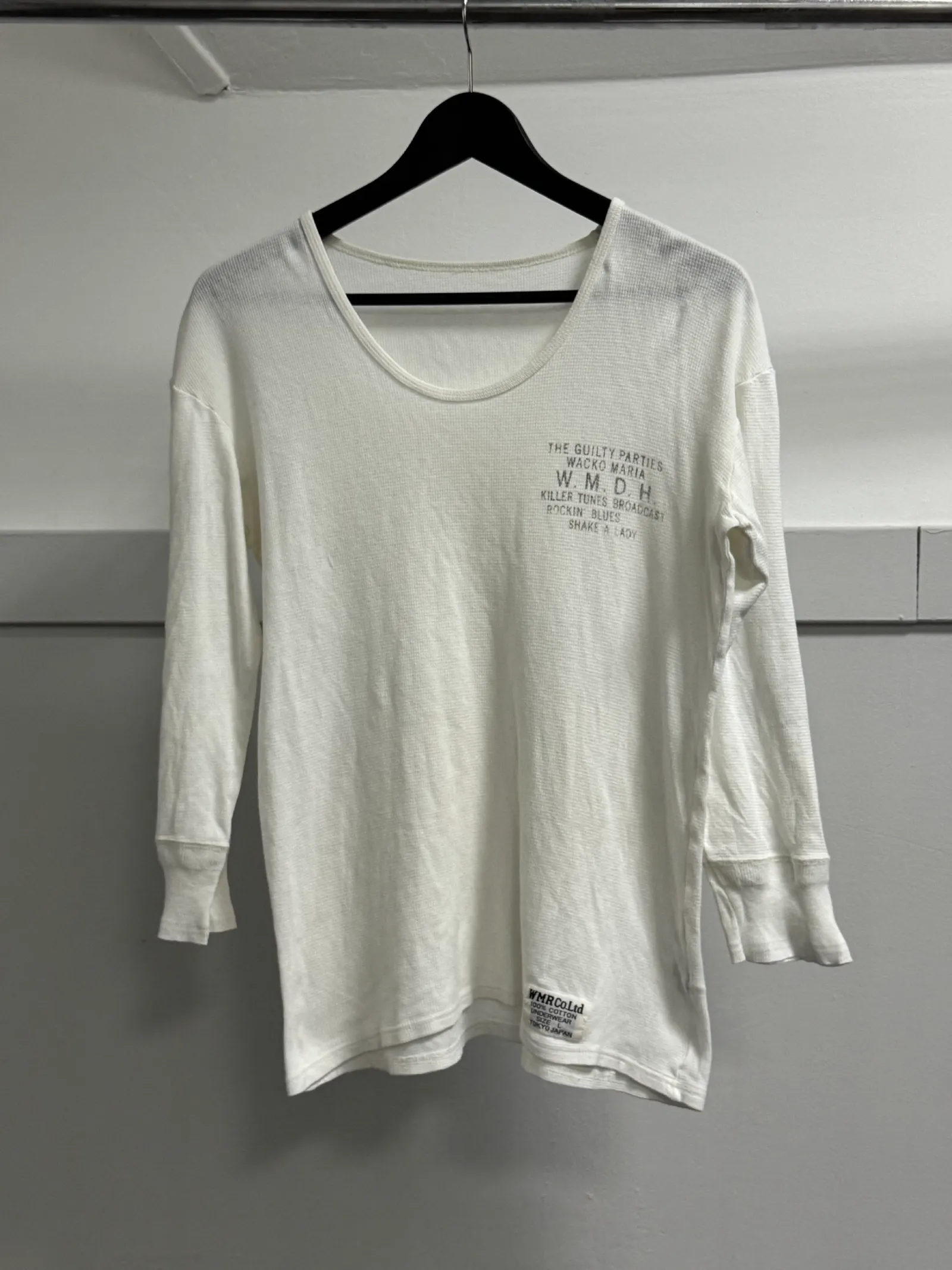 WACKO MARIA Thermal Long Sleeve Shirt