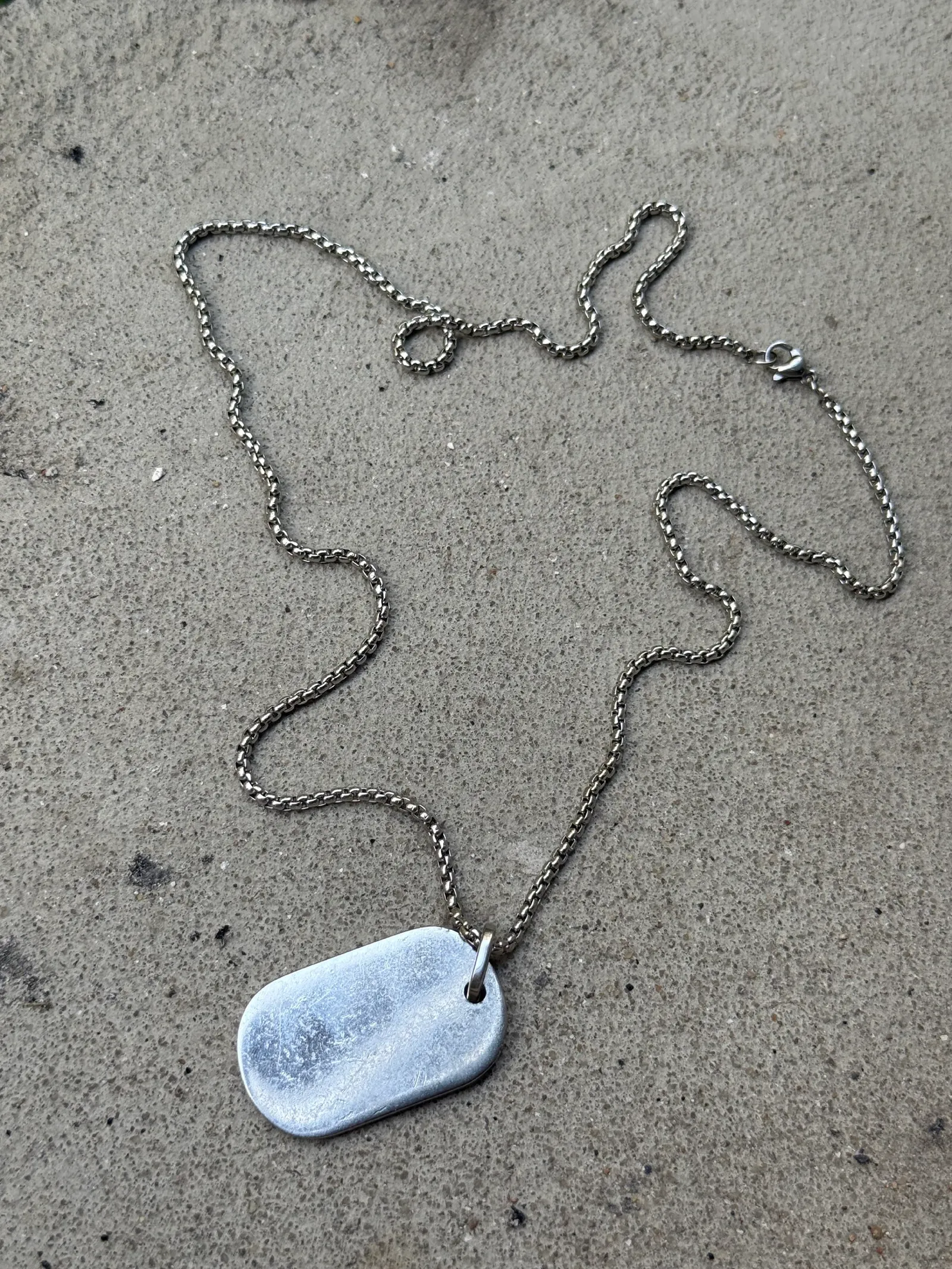 Dolce & Gabbana Dog Tag Necklace