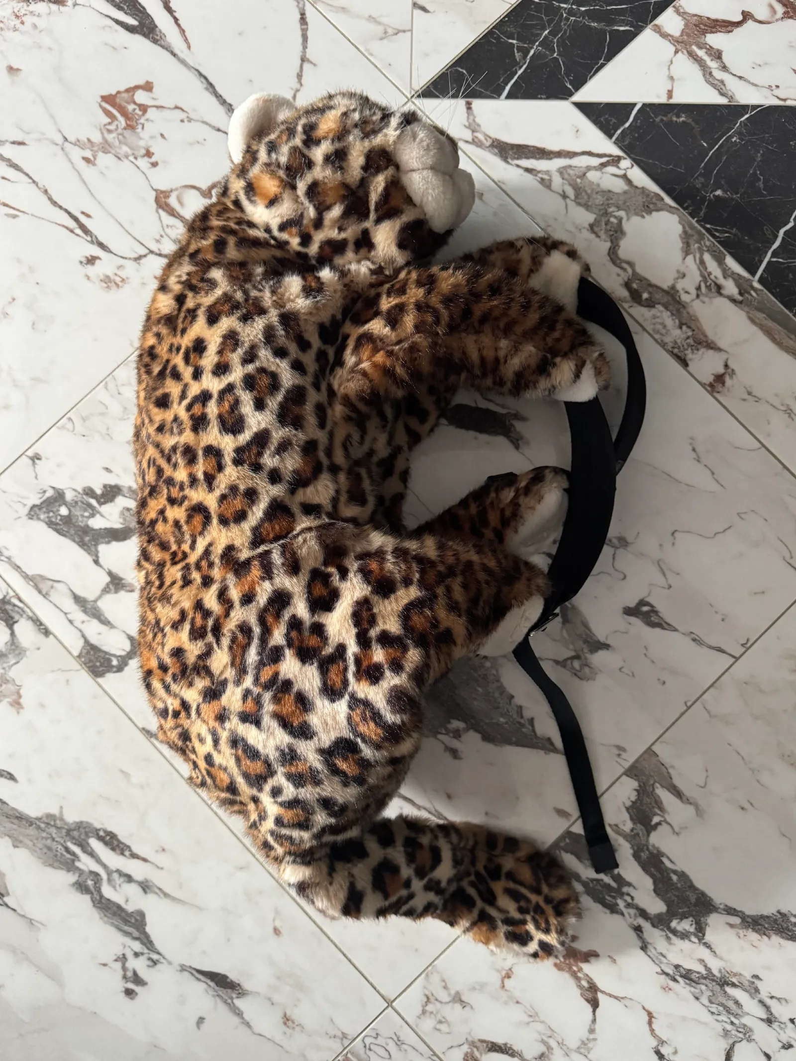 Dolce & Gabbana Dolce & Gabbana Leopard Stuffed Animal Backpack FW17