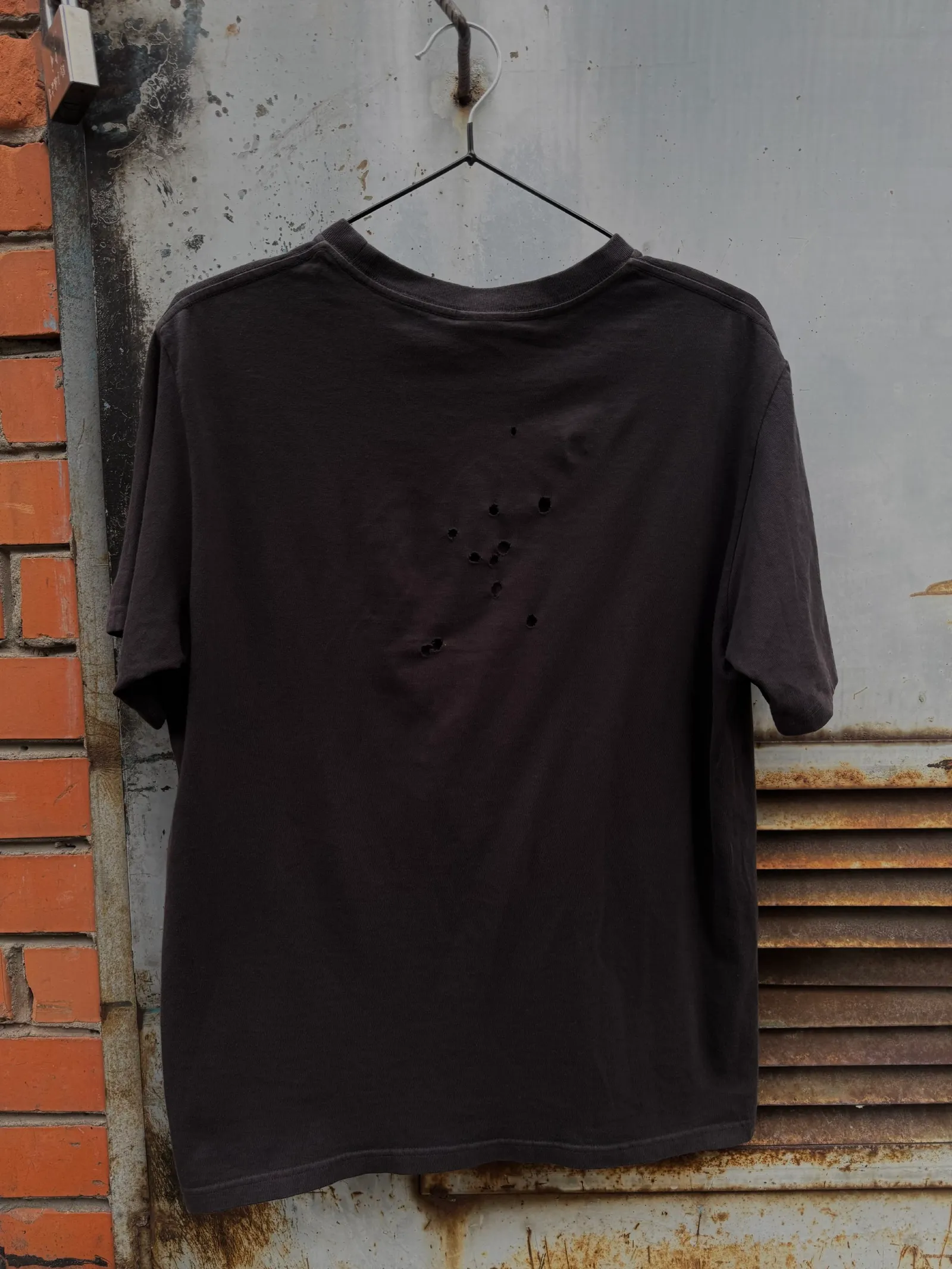 Number (N)ine «School of Visual Comedy» Archival Distressed T-Shirt