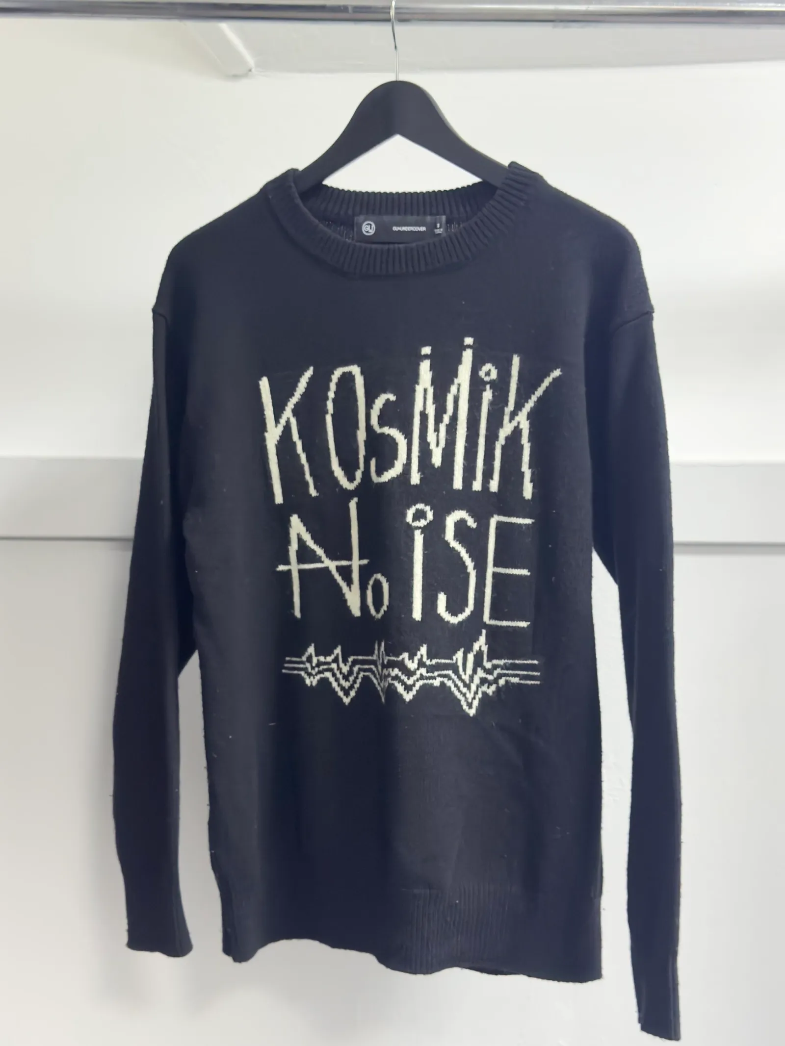 GU × UNDERCOVER Jacquard Crewneck Sweater "KOSMIK NOISE"