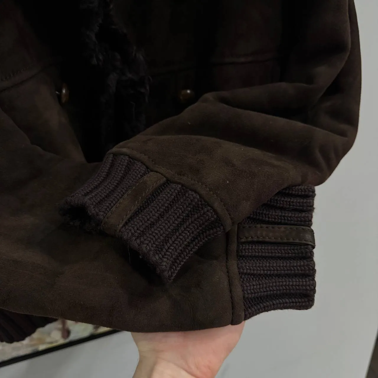 PR.OFF Light sheepskin coat