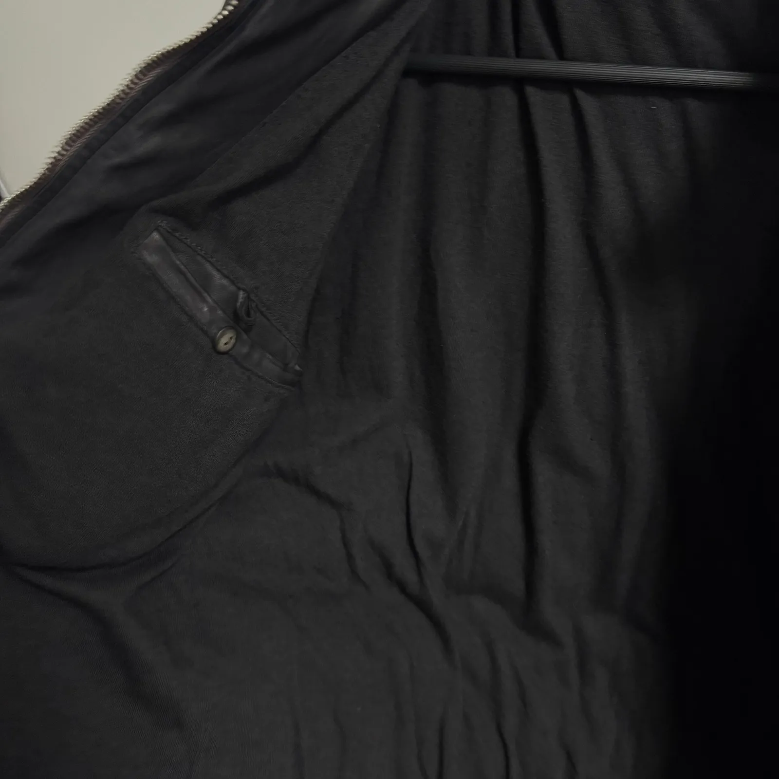 Giorgio Brato Quilted Leather Jacket with Silk Lining and Knit Cuffs