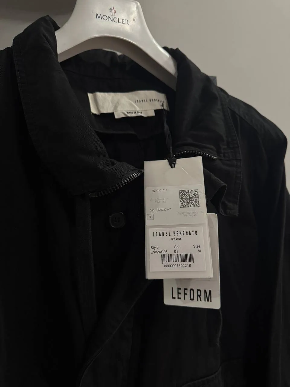 Isabel Benenato Cotton Bomber Jacket S/S 2025