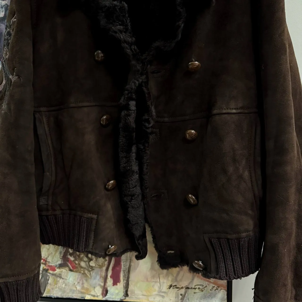 PR.OFF Light sheepskin coat