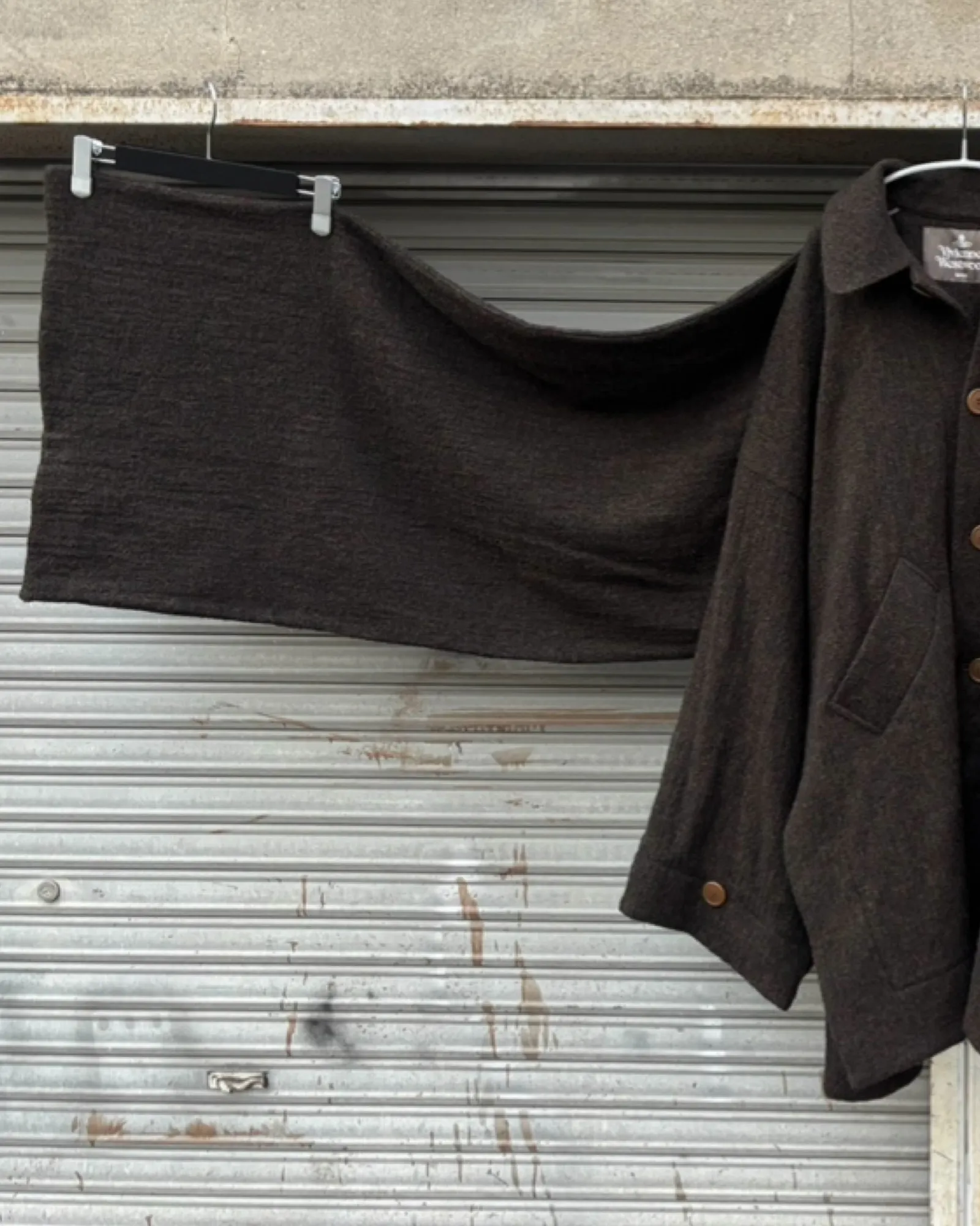 Vivienne Westwood rare 00s vintage soft wool kimono coat