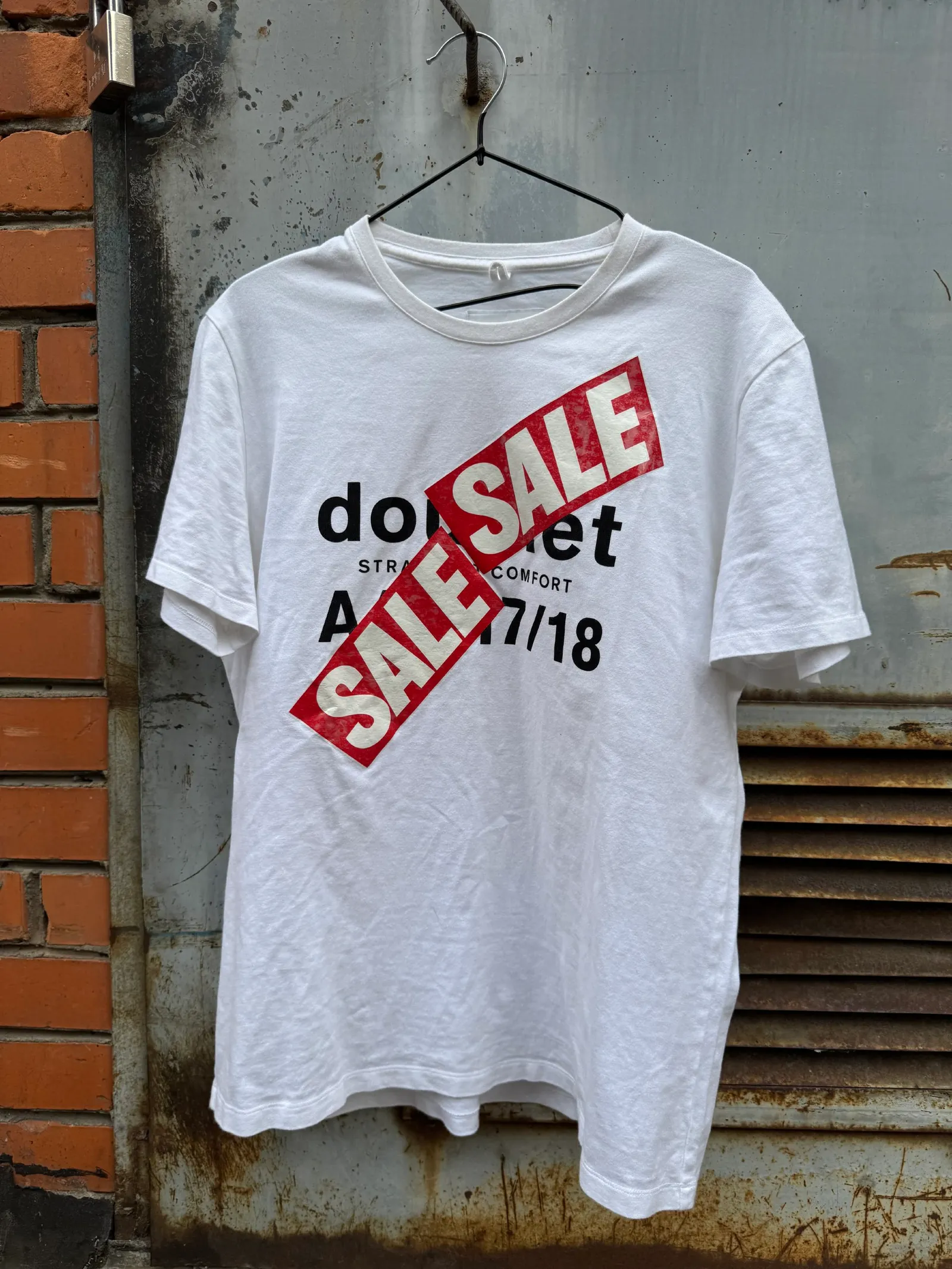 Doublet UNDEAD-STOCK "A/W 17/18 SALE" Print T-Shirt