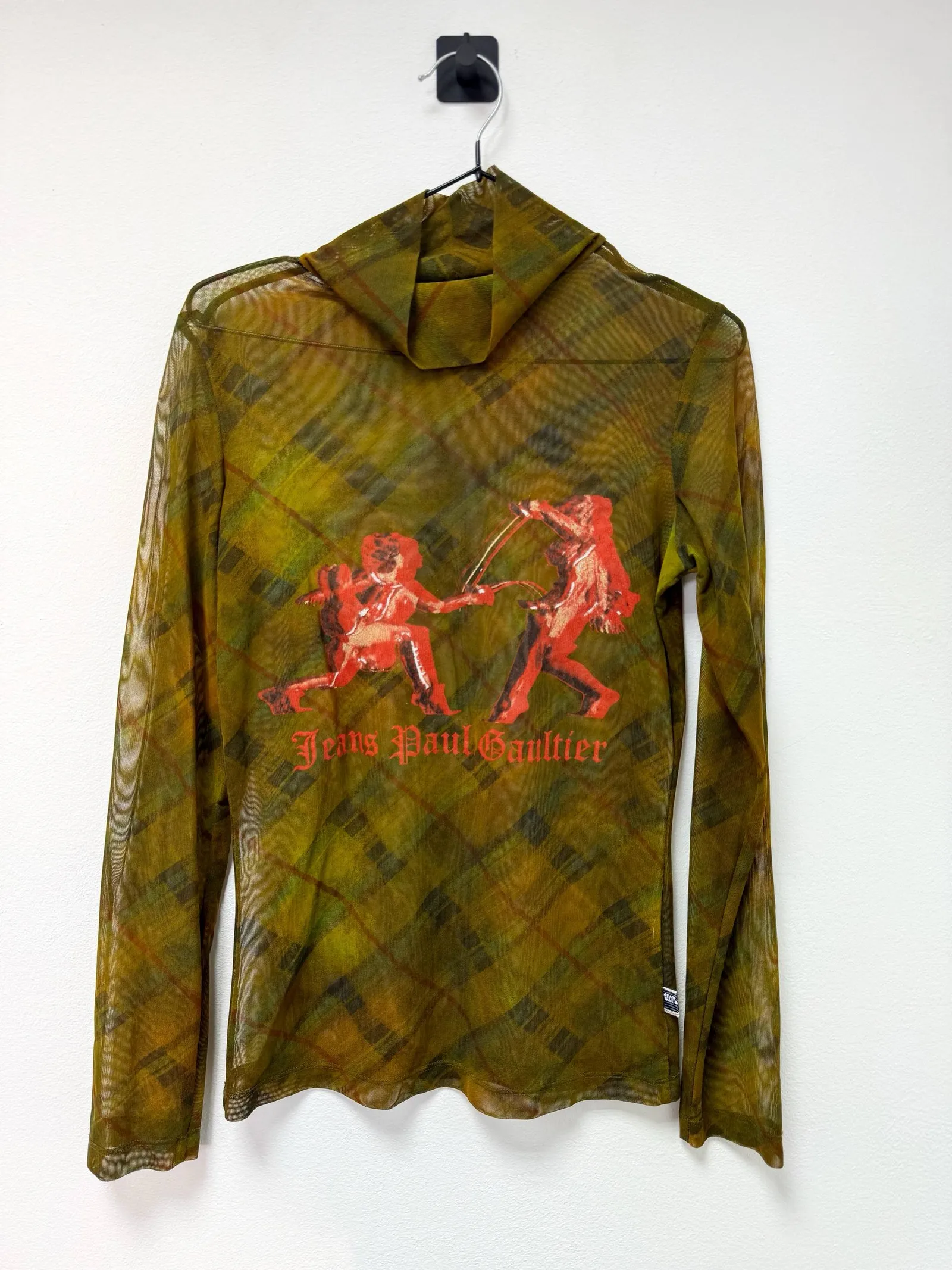 Jean Paul Gaultier Cupid Duel" Mesh Top