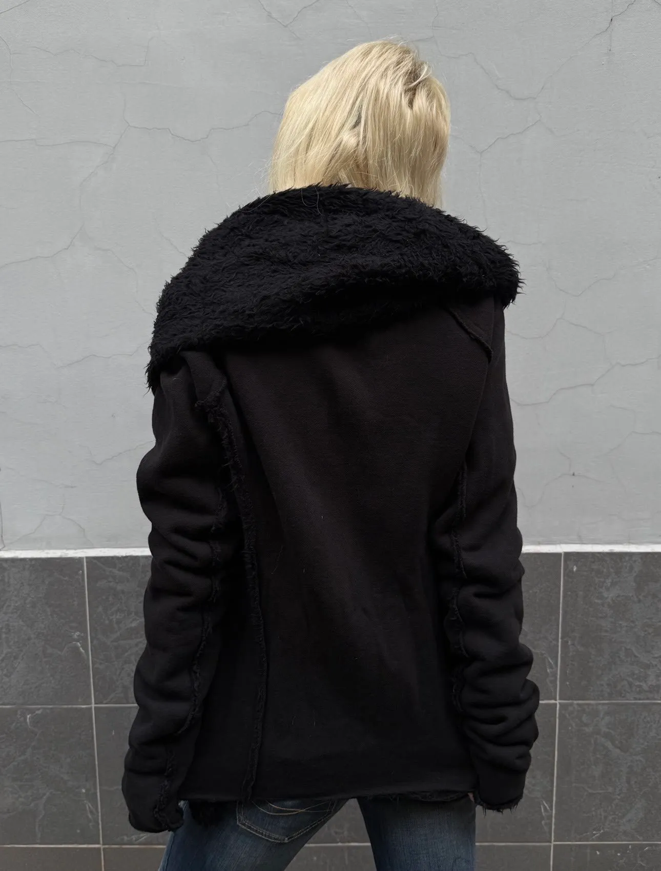 LGB Faux Fur Trimmed Coat