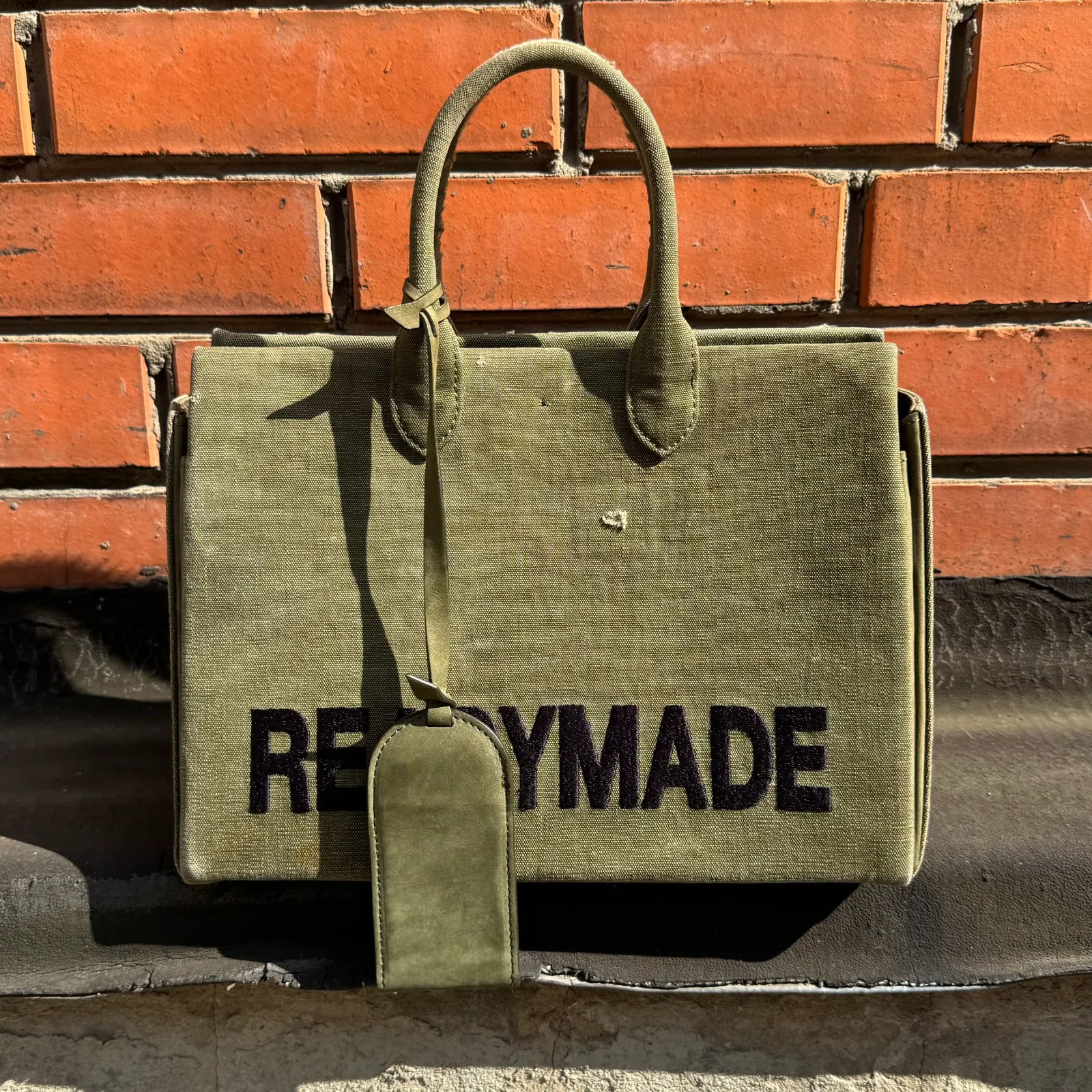 READYMADE Vintage Cotton Canvas Shopping Bag