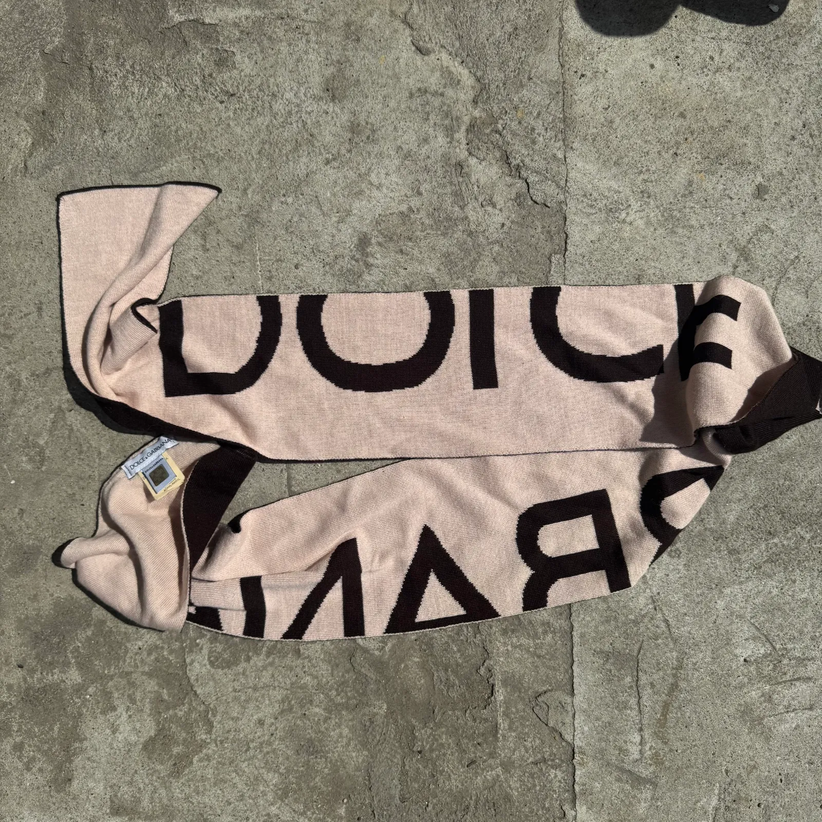 Dolce & Gabbana Scarf Jacquard Knit
