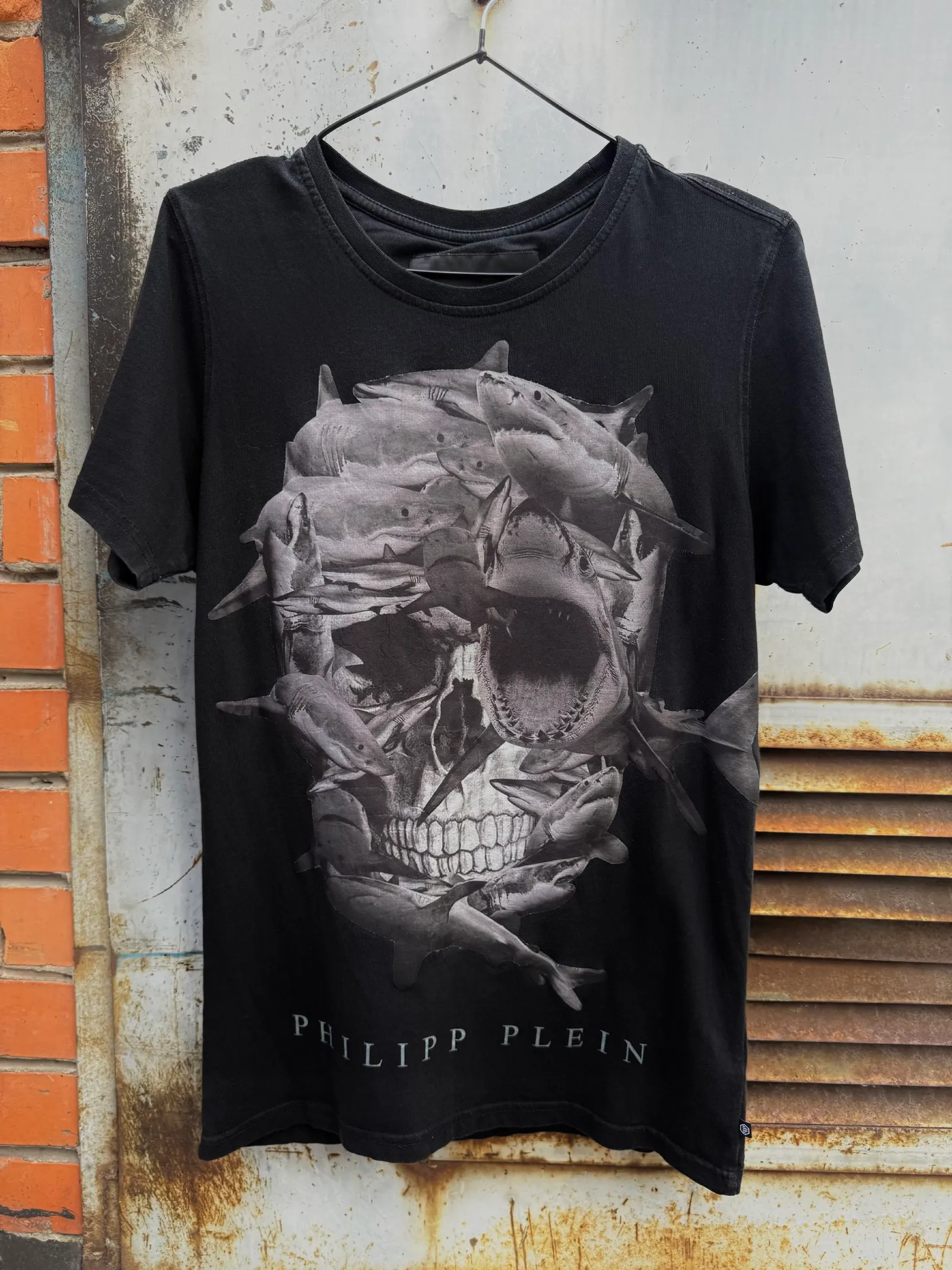 Philipp Plein Shark Skull "Bite Me" T-Shirt