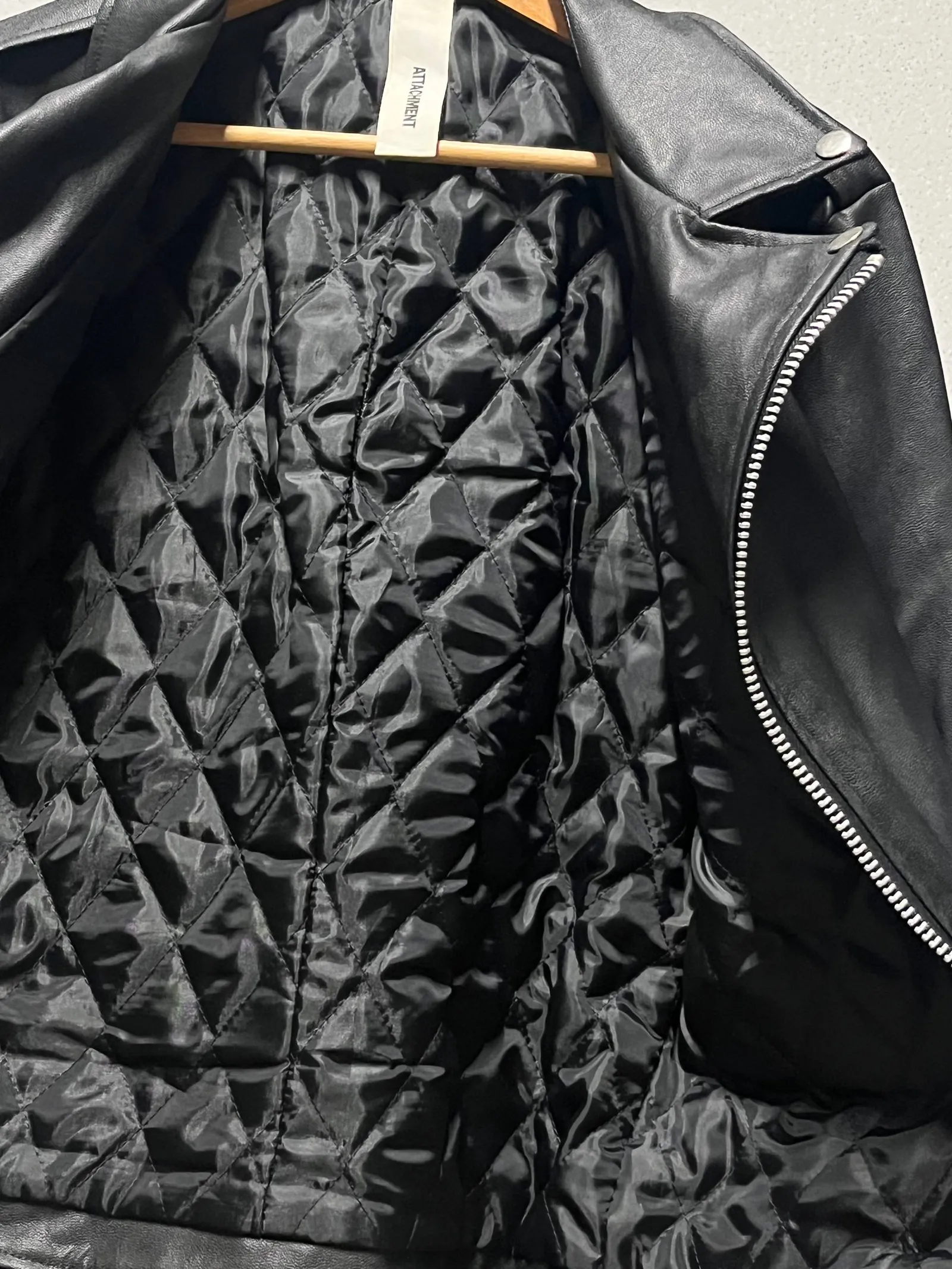 Attachment Leather Jacket