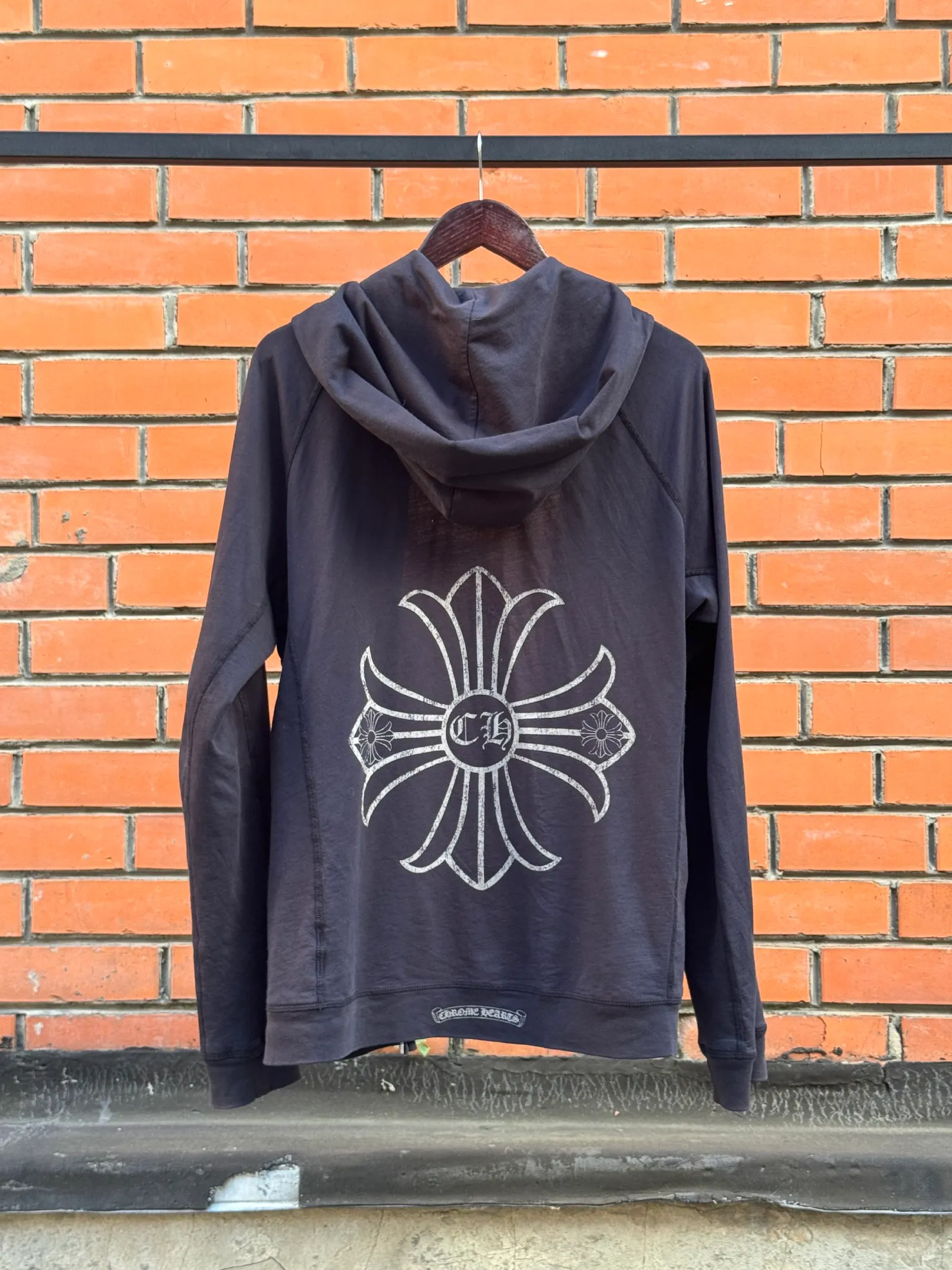 Chrome Hearts Back Lily Zip Hoodie