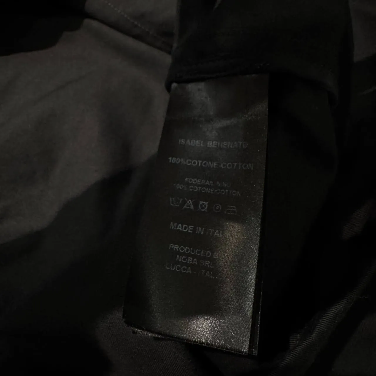 Isabel Benenato Cotton Bomber Jacket S/S 2025