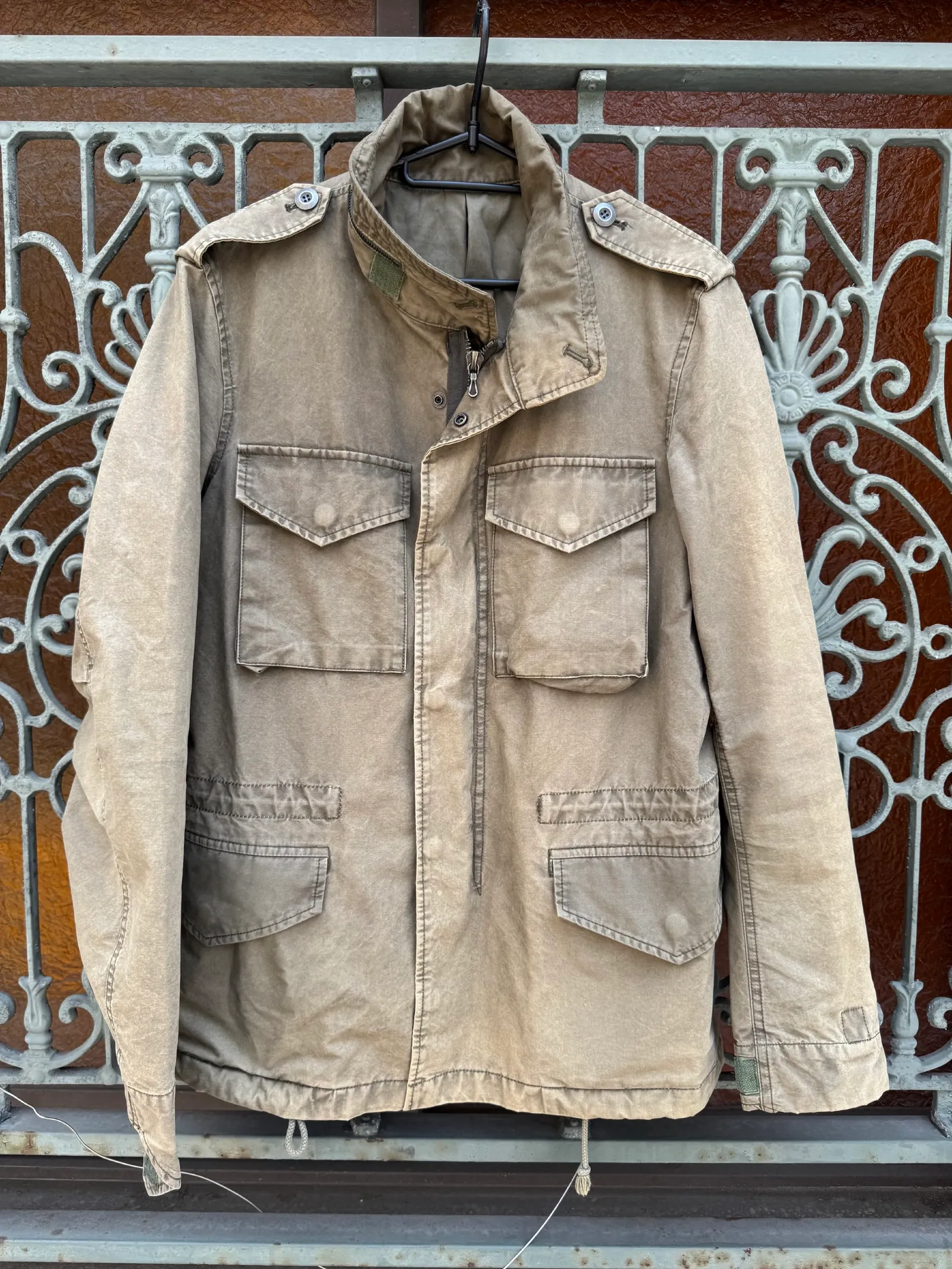 ATTACHMENT by Kazuki Kuraishi Washed M-65 Field Jacket