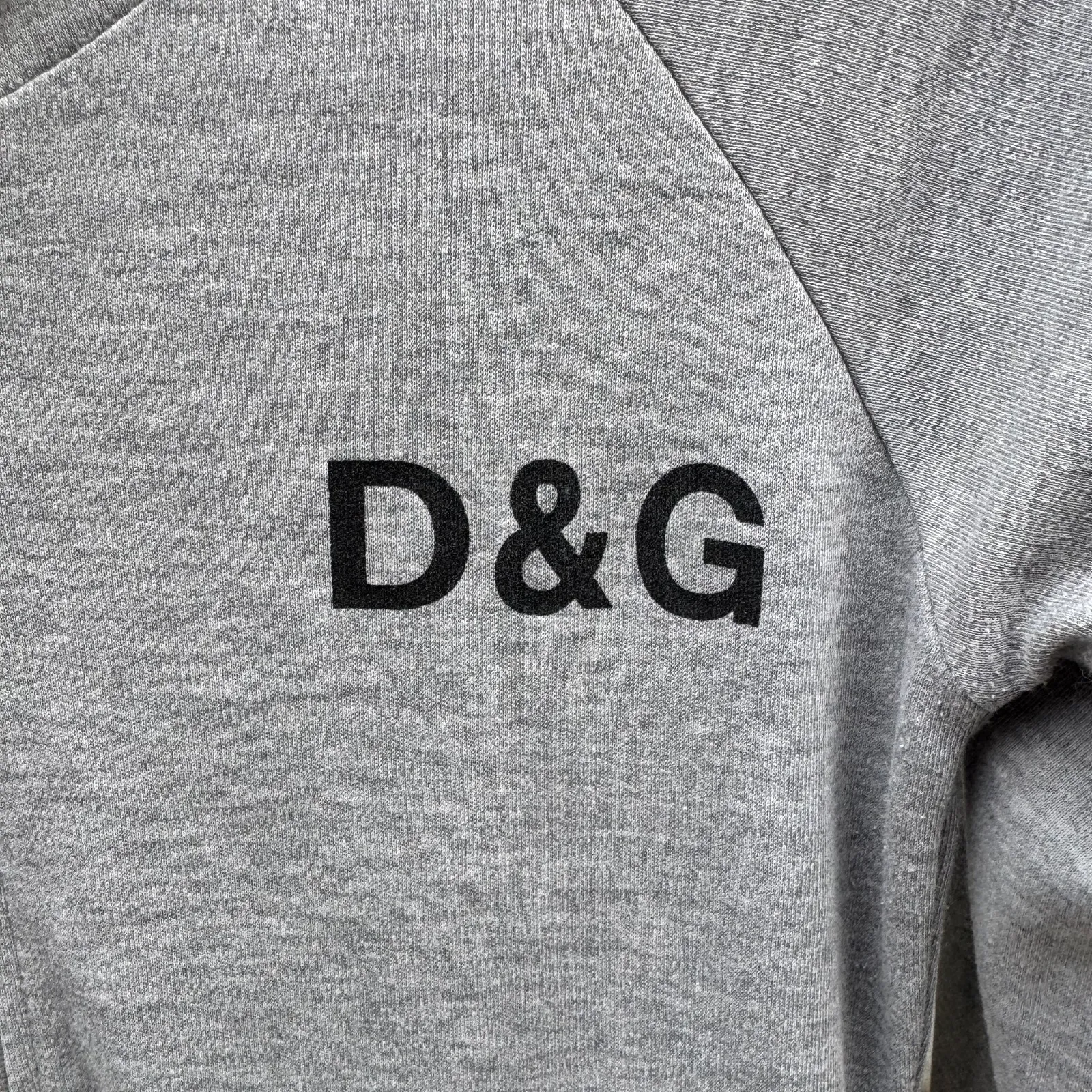 Dolce & Gabbana Basic Gray Zip-Up Hoodie