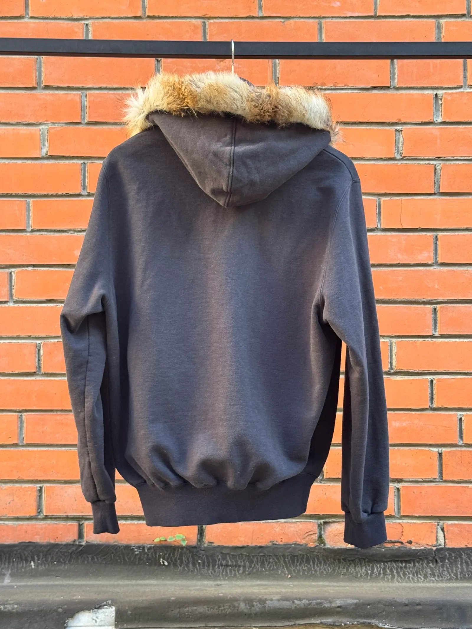 Doublet Furry Collar Zip-Up Hoodie