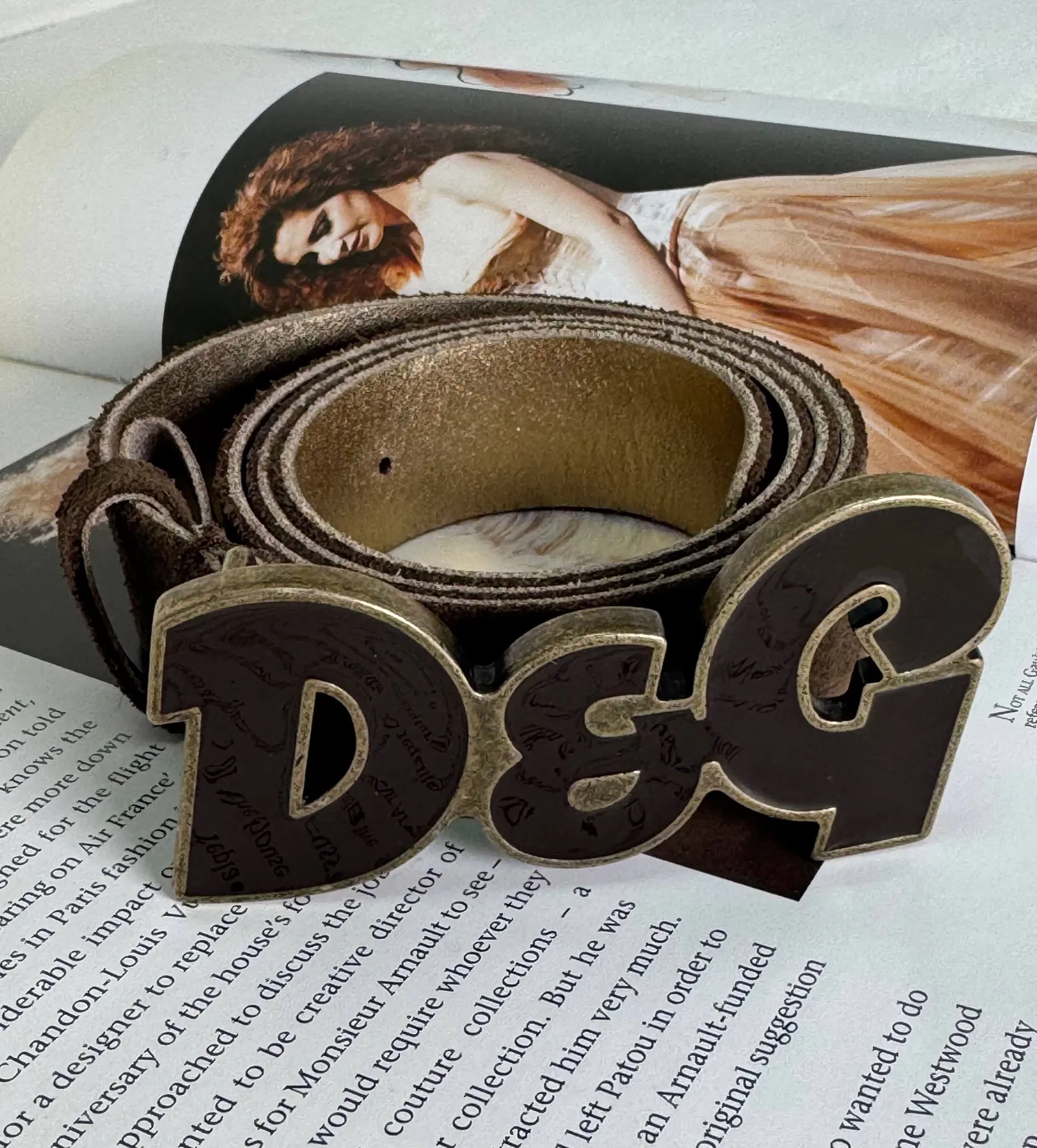Dolce & Gabbana Logo Belt